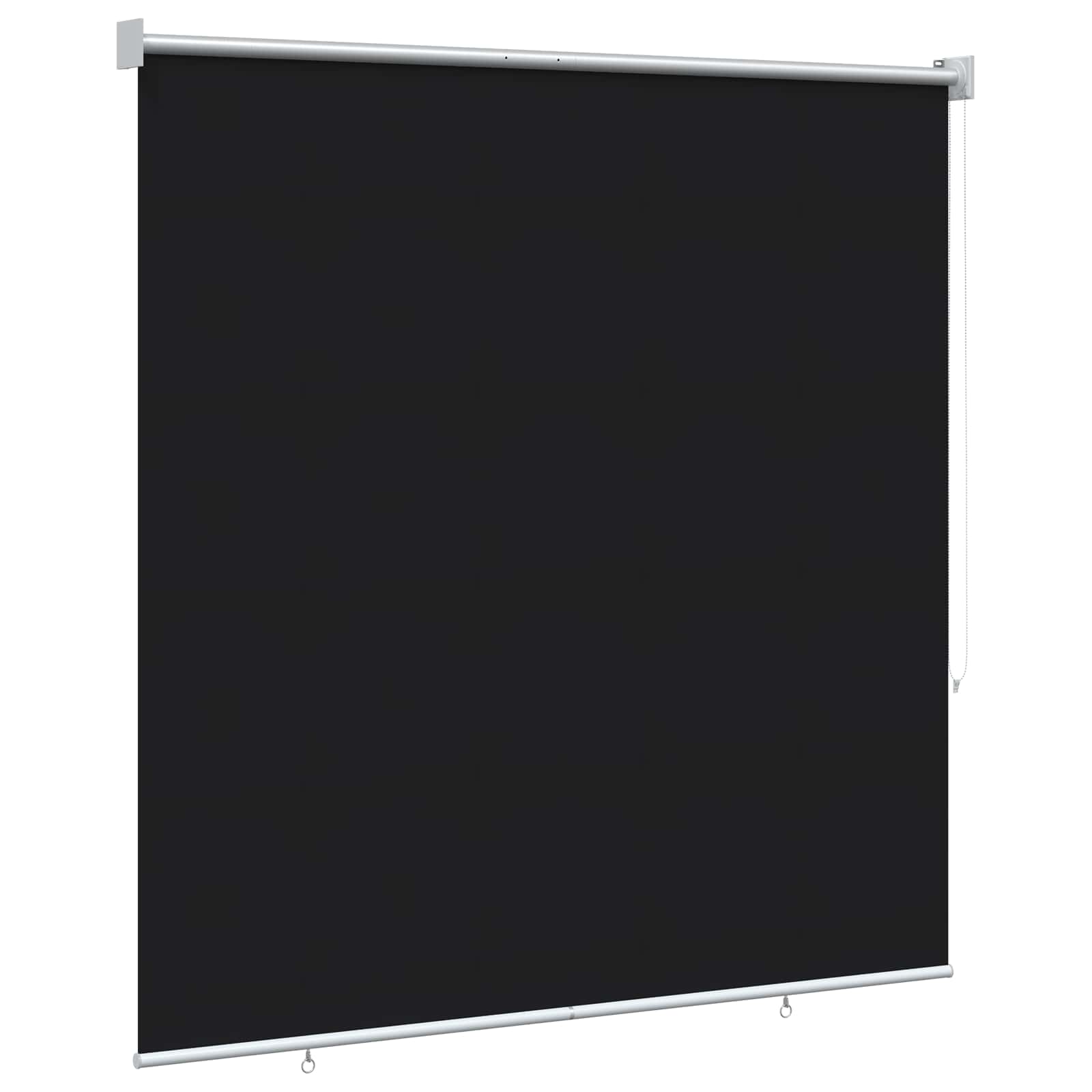 Tenda da sole a rullo con protezione UV Nero Poliestere