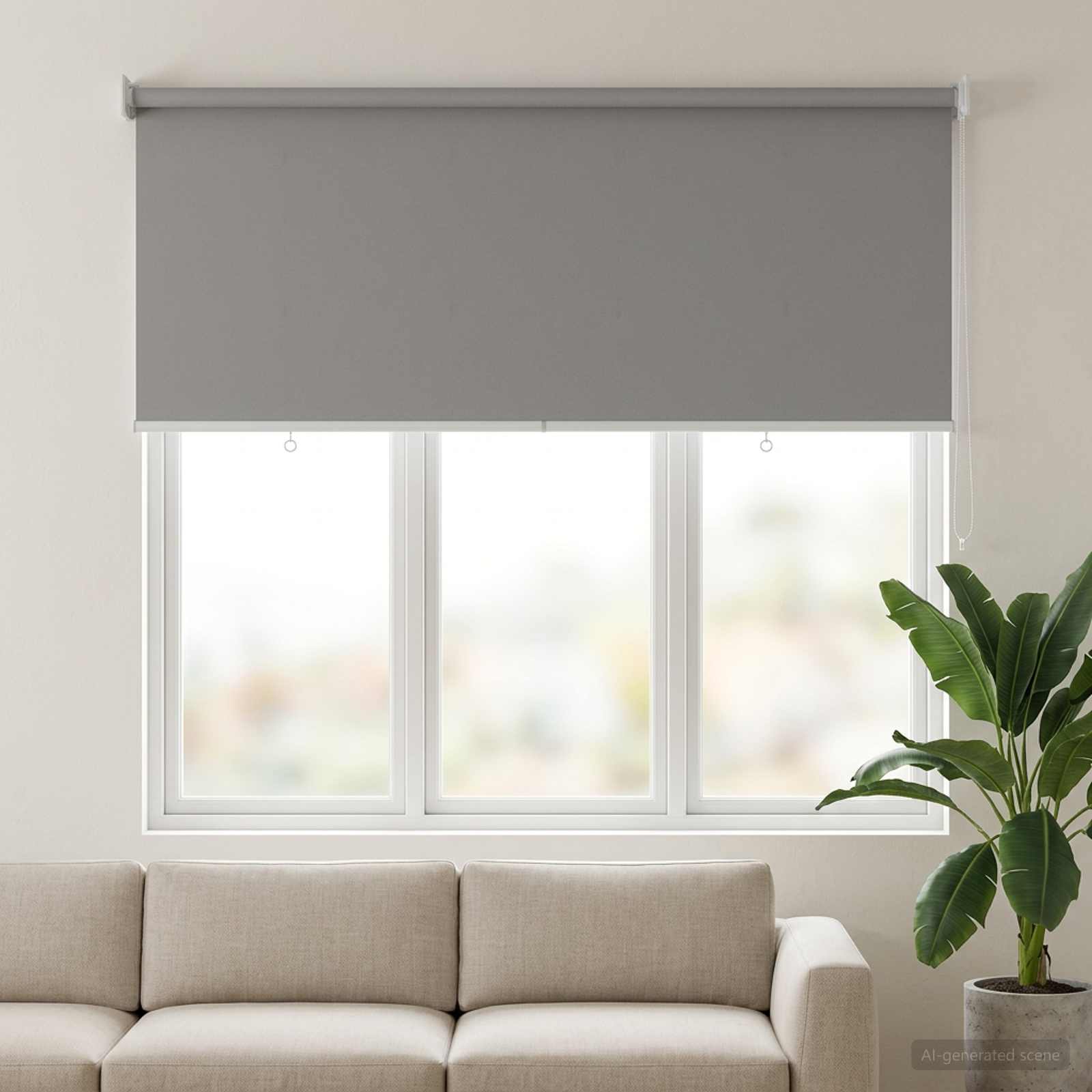 Tenda da sole a rullo con protezione UV Grigio Chiaro