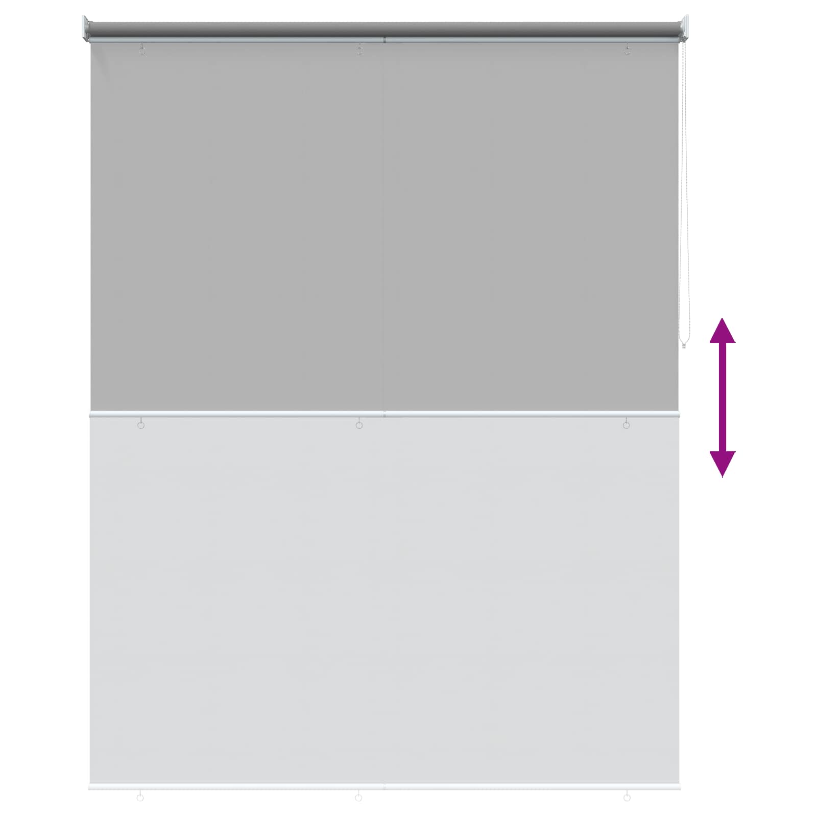 Tenda da sole a rullo con protezione UV Grigio Chiaro