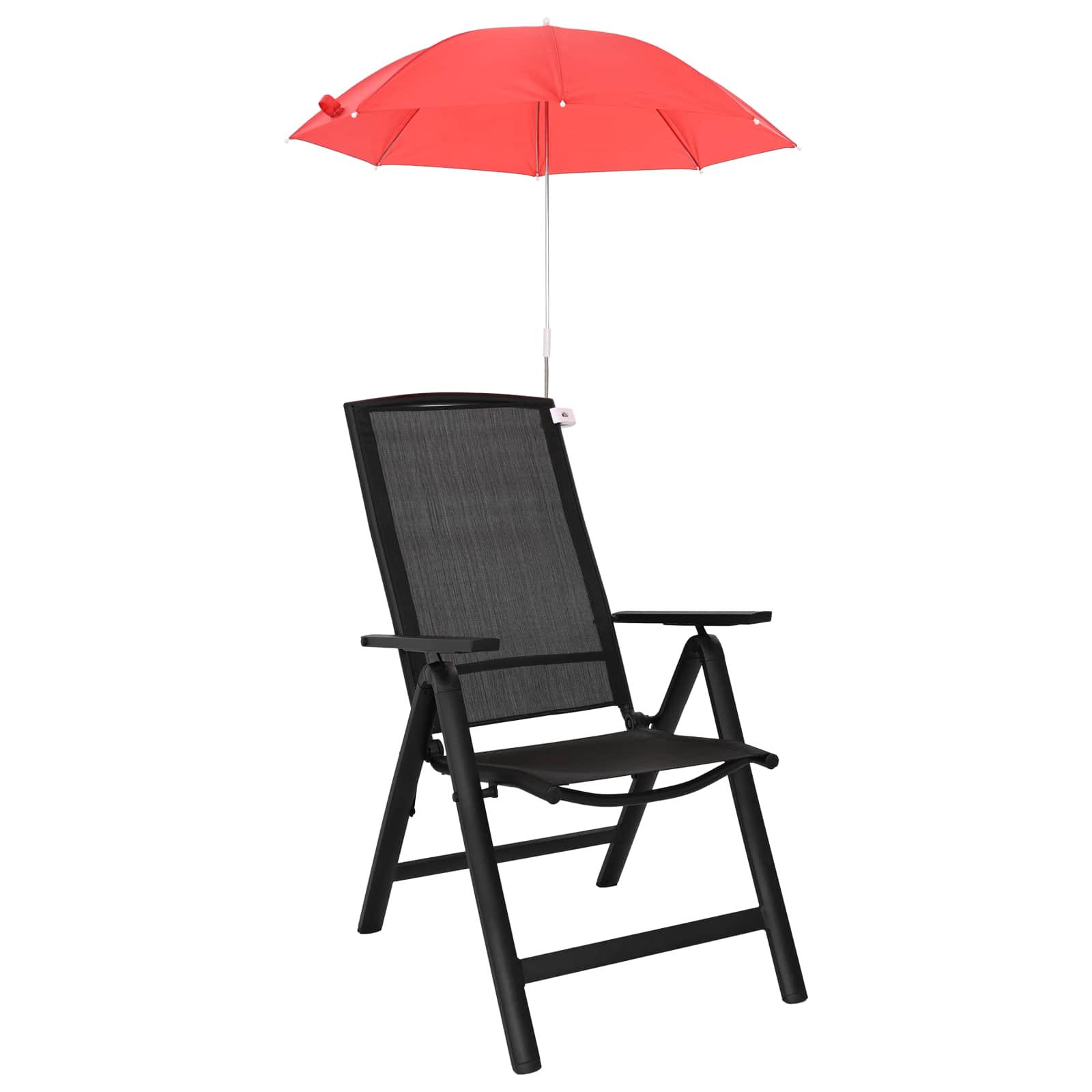 Ombrello con morsetto Ø 105 x 86 cm Poliestere 170T 2 pz