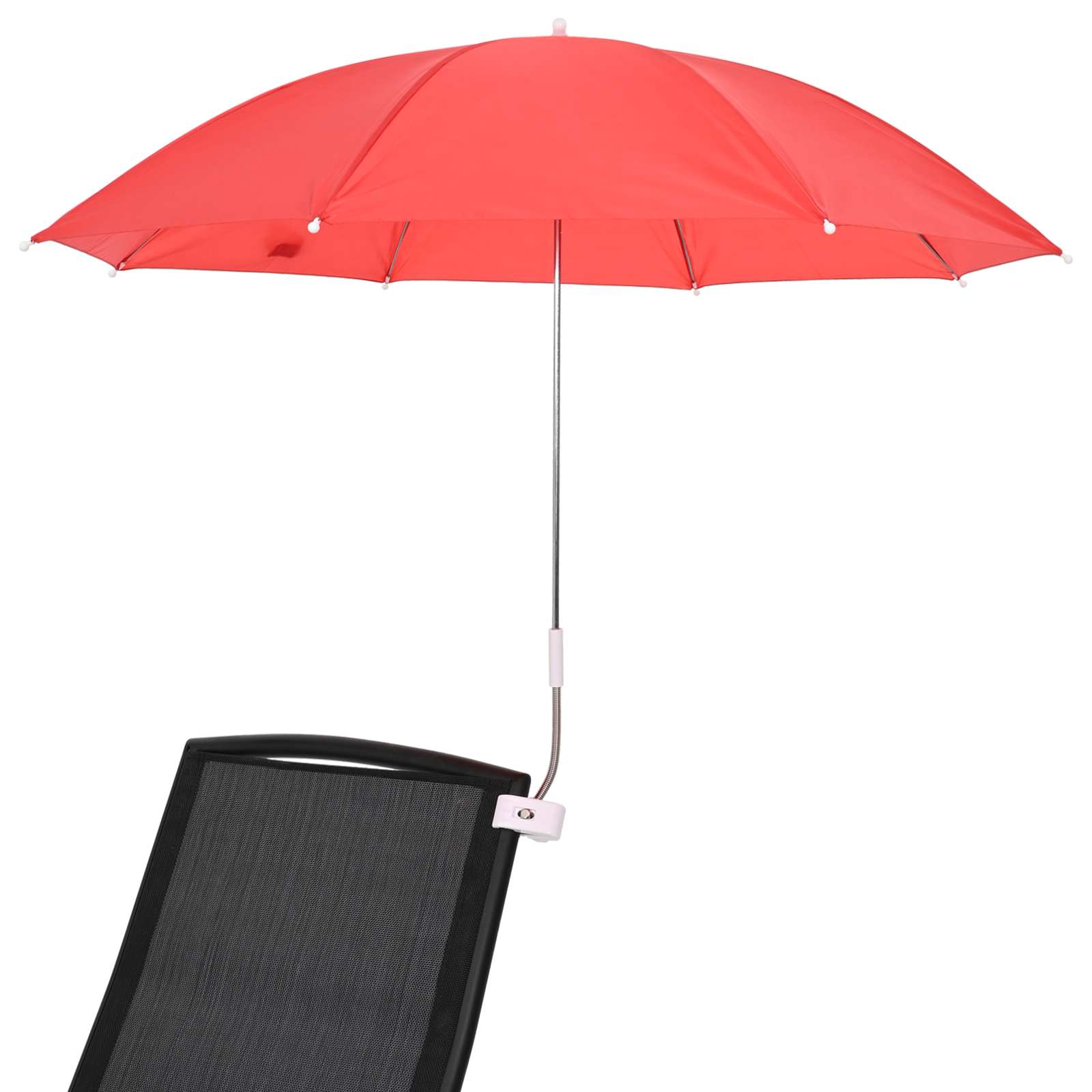 Ombrello con morsetto Ø 105 x 86 cm Poliestere 170T 2 pz