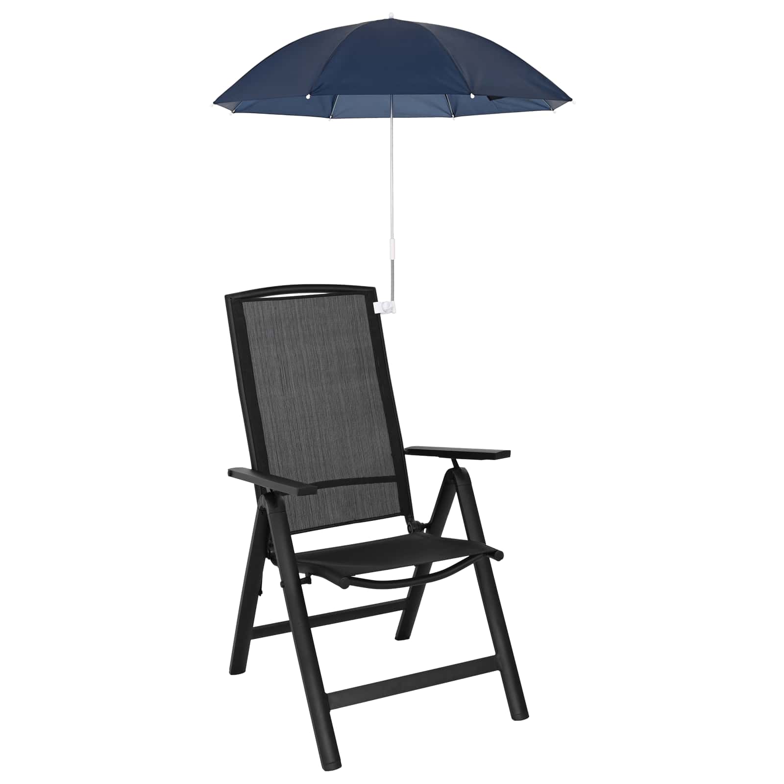 Ombrello con morsetto Ø 105 x 86 cm Poliestere 170T 2 pz