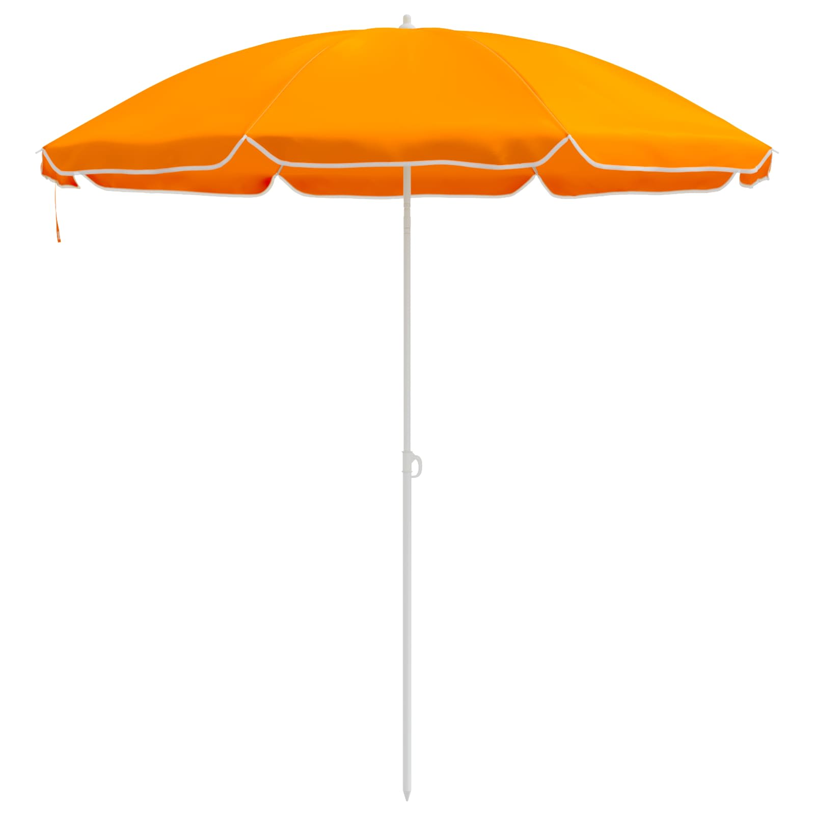 Ombrello da giardino 160 cm Poliestere 170T Arancione