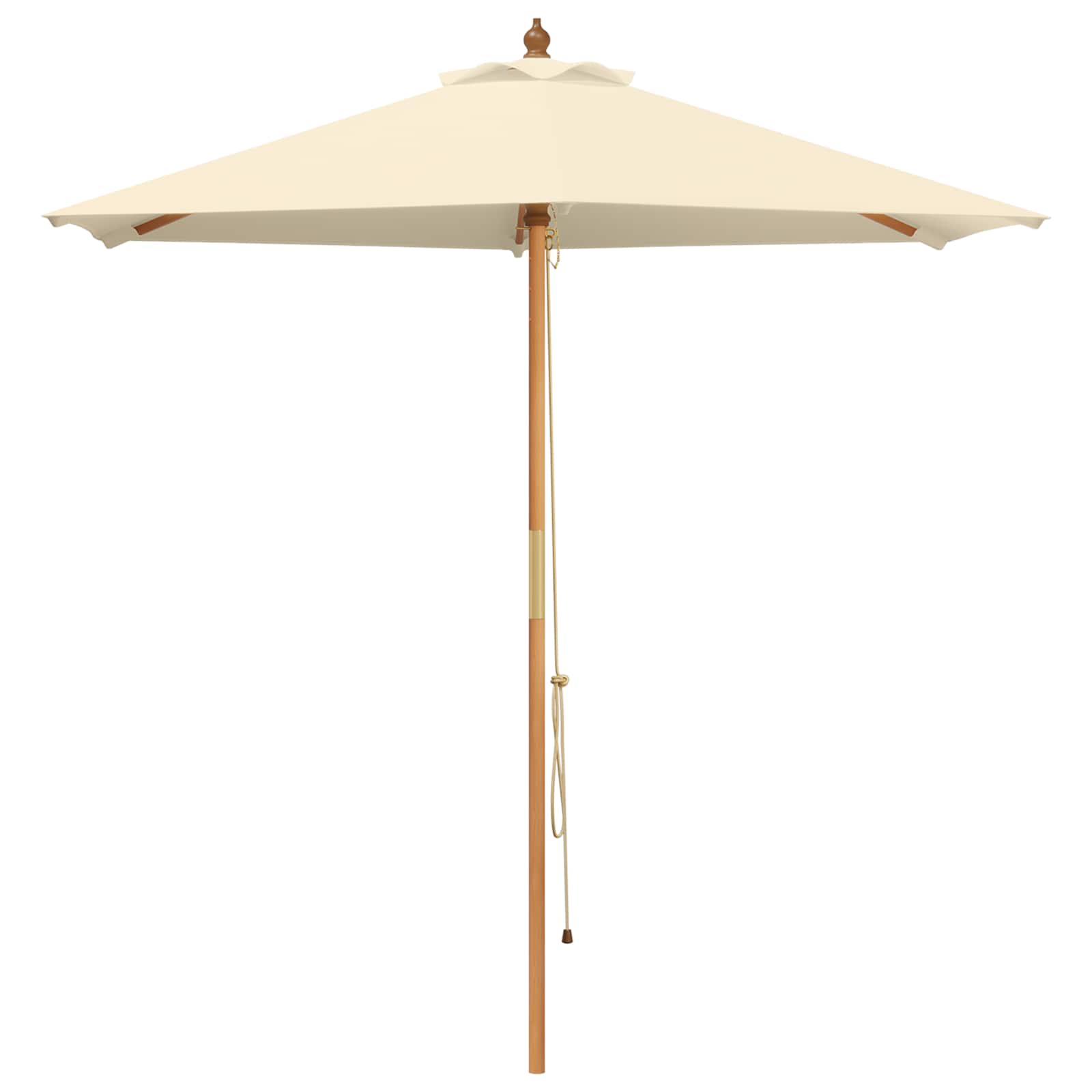 Ombrello da giardino Ø 270 x 248 cm Legno di Eucalipto Massello