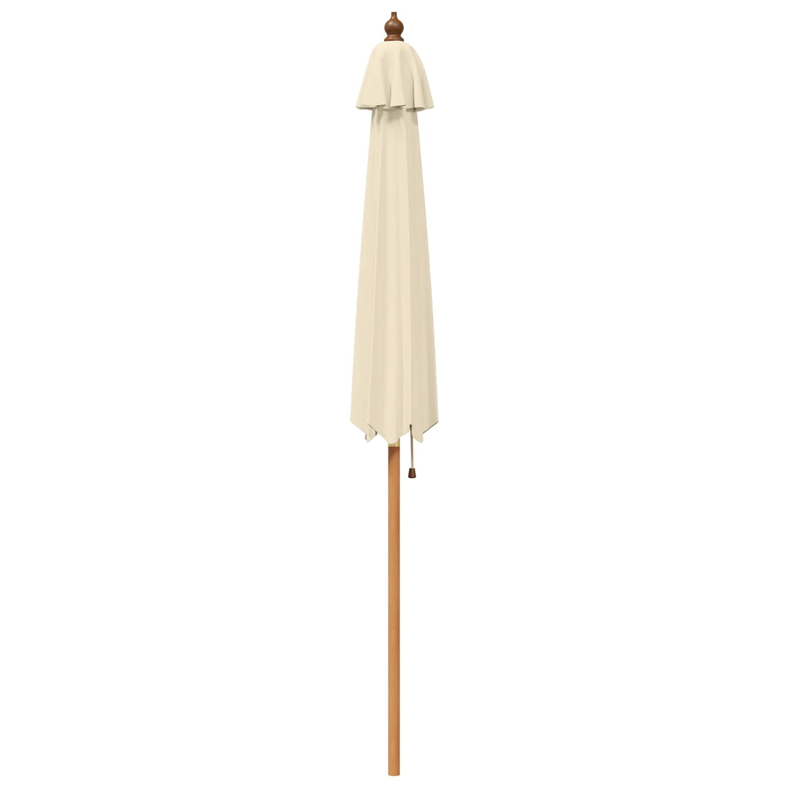 Ombrello da giardino Ø 270 x 248 cm Legno di Eucalipto Massello