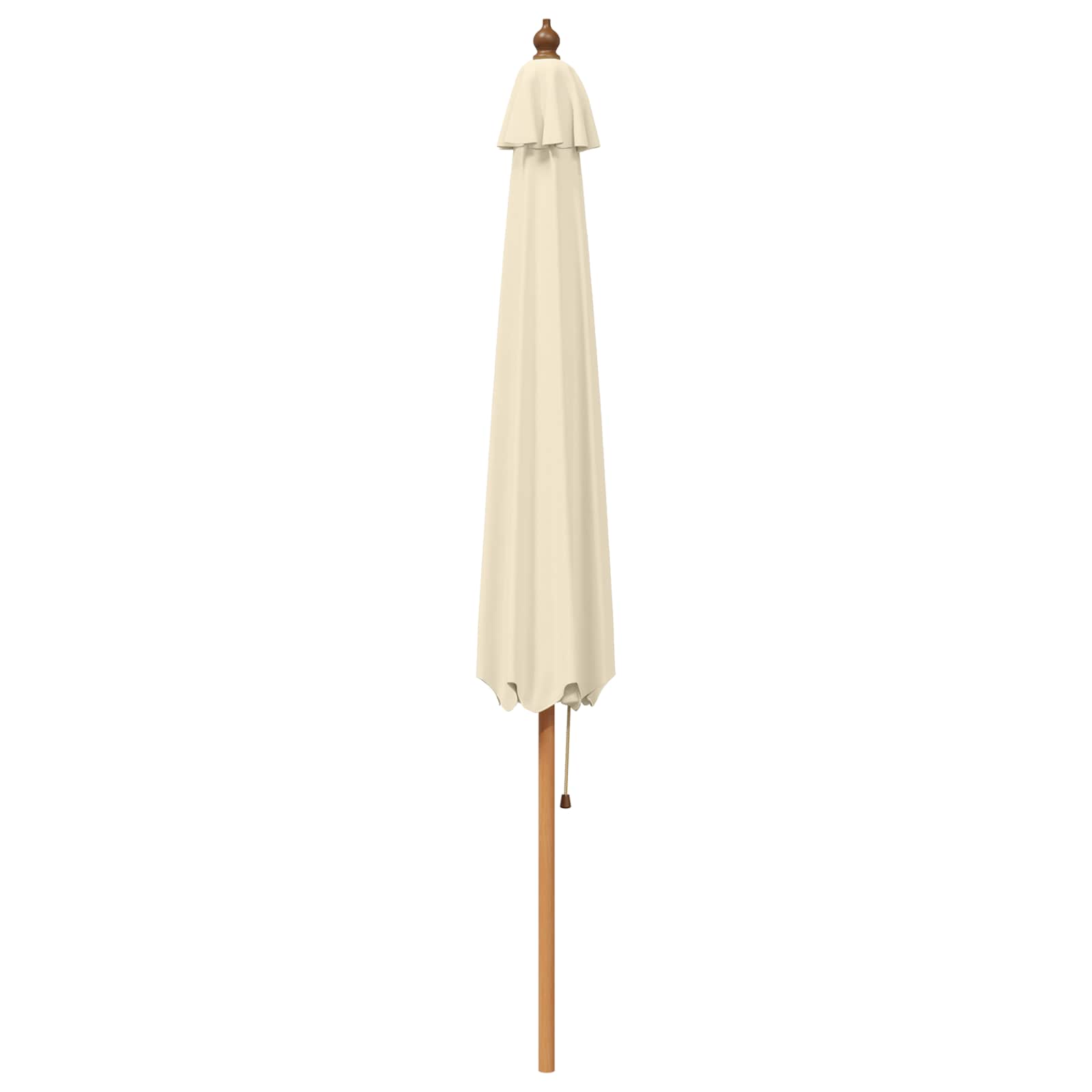 Ombrello da giardino Ø 300 x 248 cm Legno di Eucalipto Massello