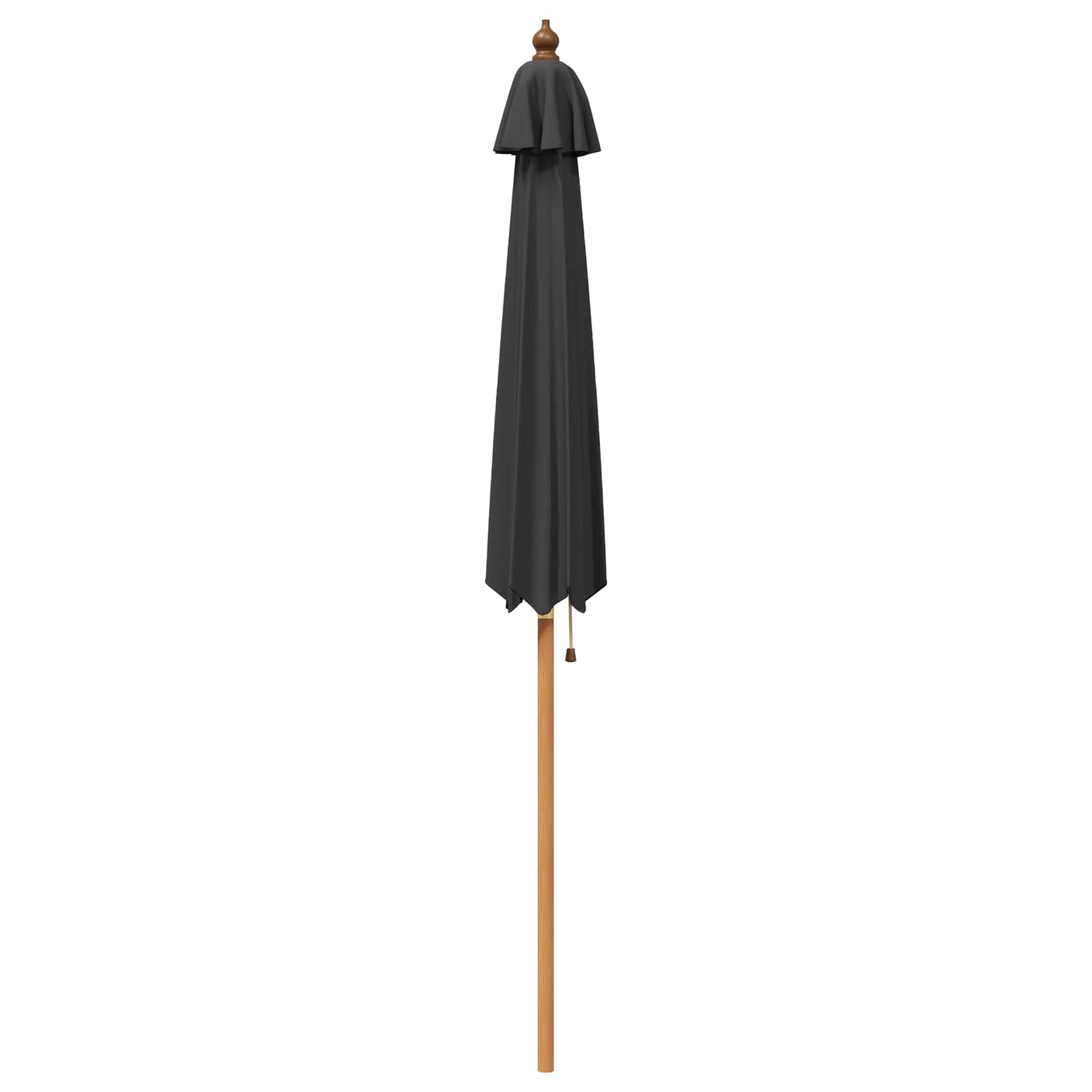 Ombrello da giardino Ø 210 x 237 cm Legno di Eucalipto Massello