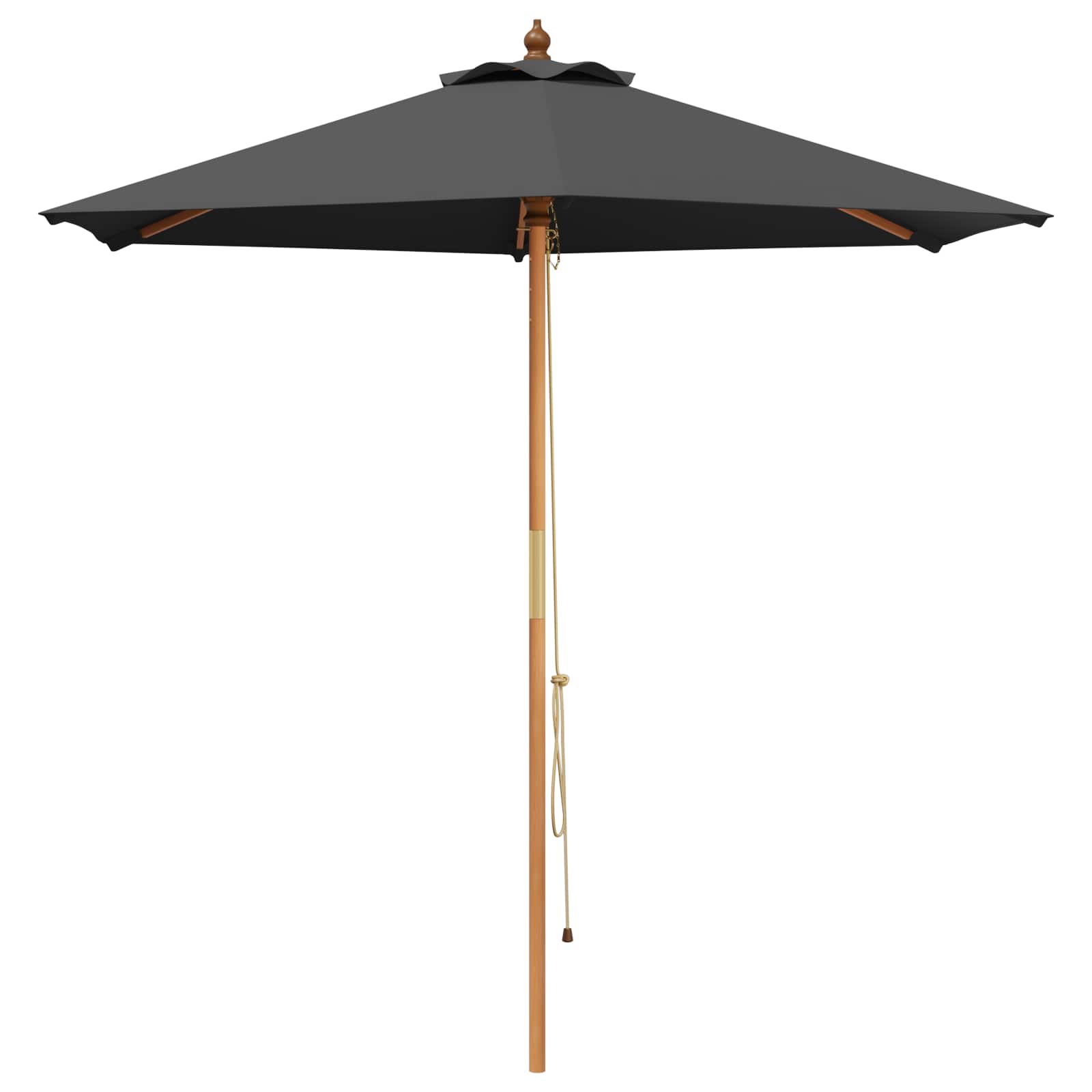 Ombrello da giardino Ø 240 x 237 cm Legno di Eucalipto Massello