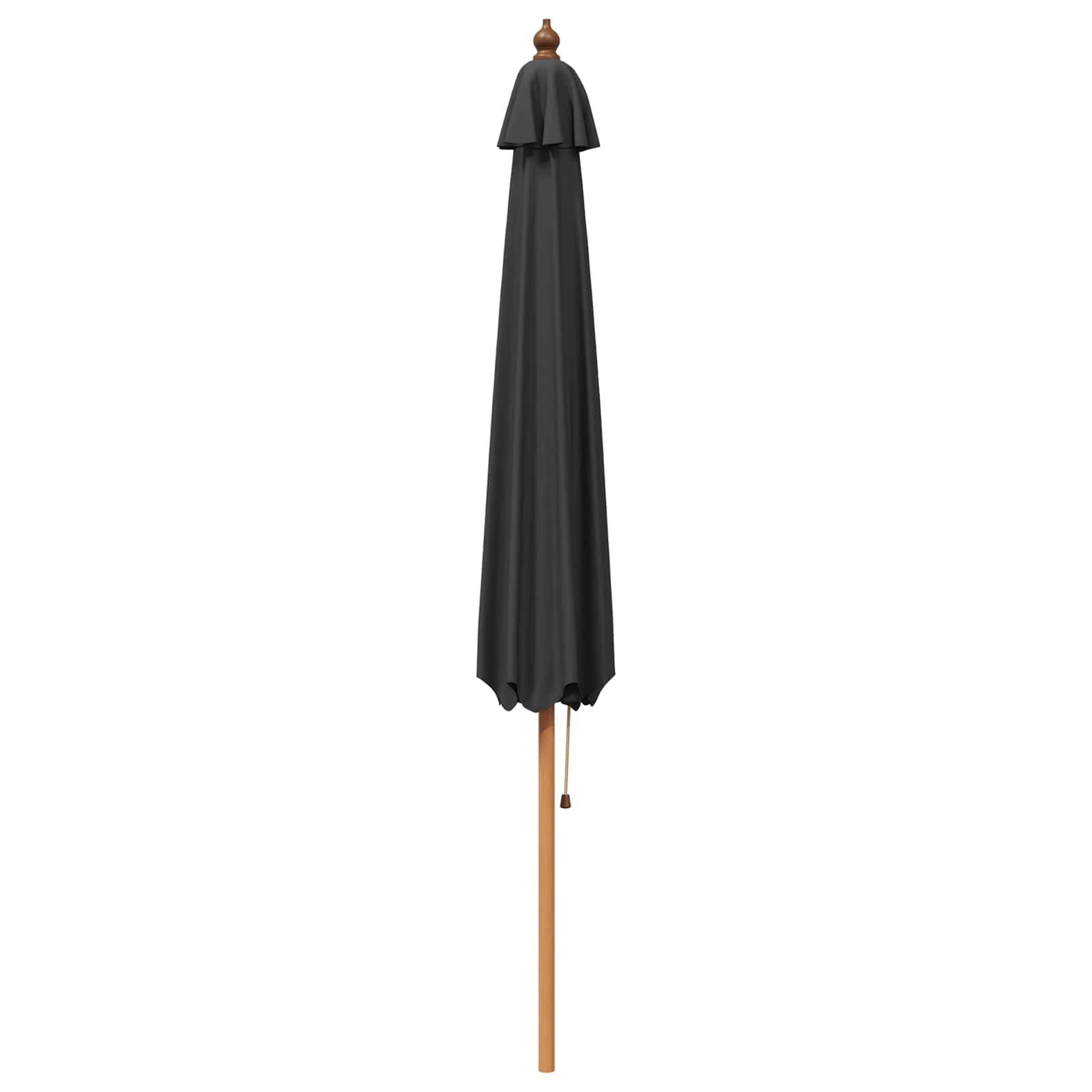 Ombrello da giardino Ø 300 x 248 cm Legno di Eucalipto Massello