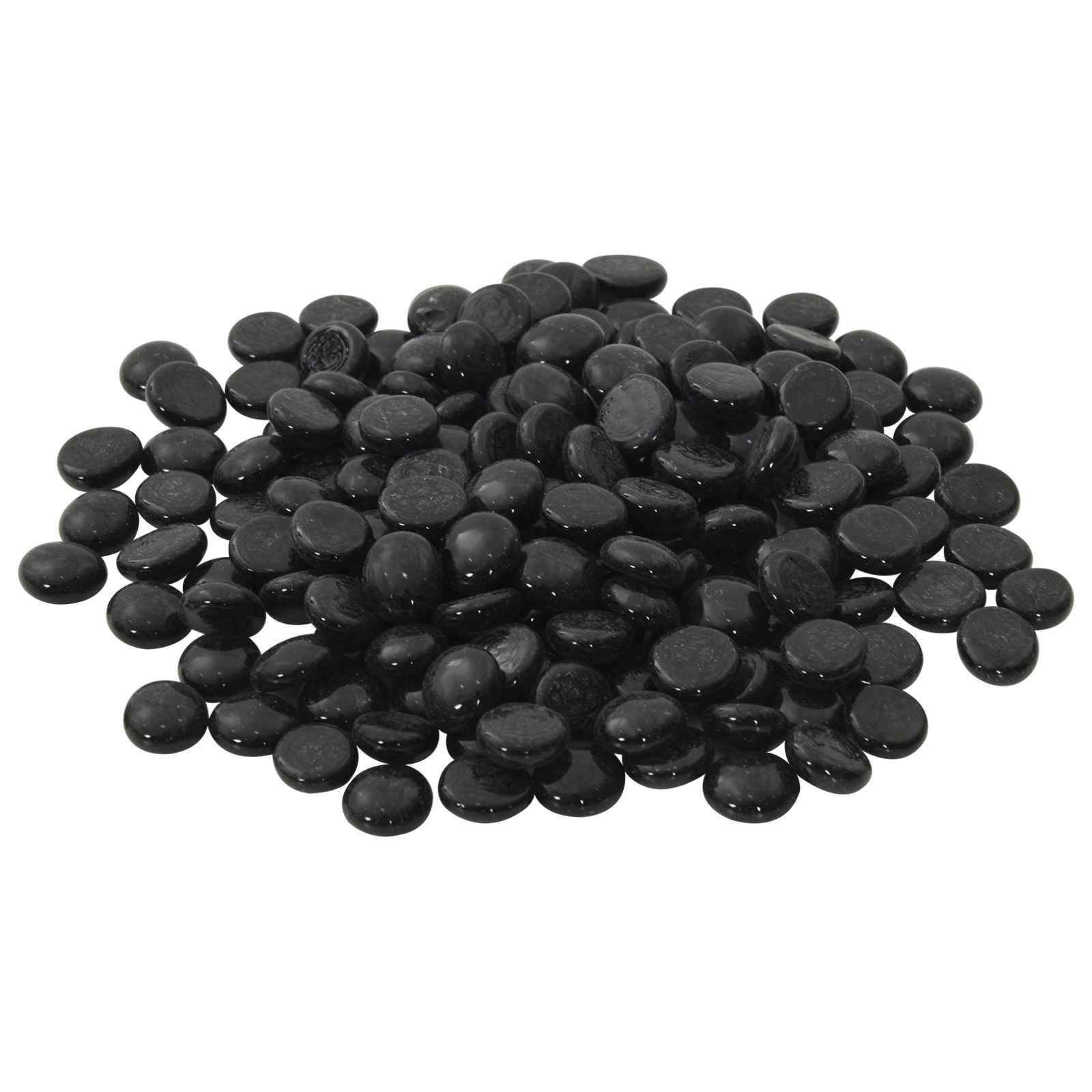 Nugget di vetro 17-19 mm Nero Vetro