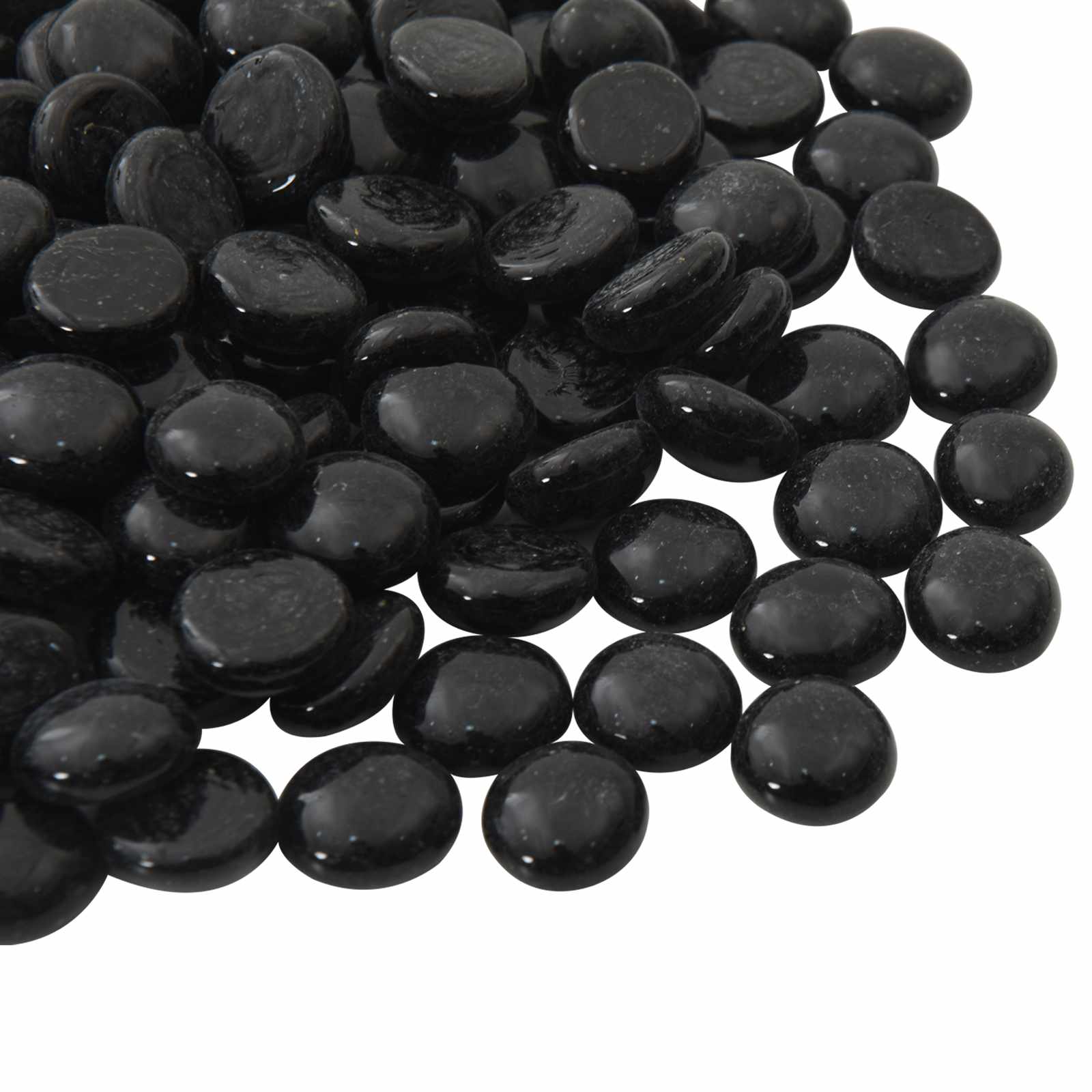 Nugget di vetro 17-19 mm Nero Vetro