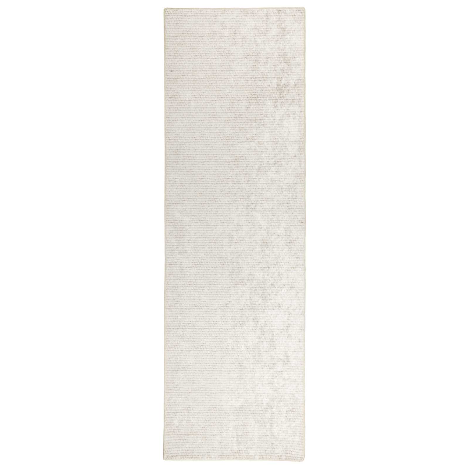 Tappeto Crema 50 x 400 cm 100% Poliestere 3 mm Lavabile