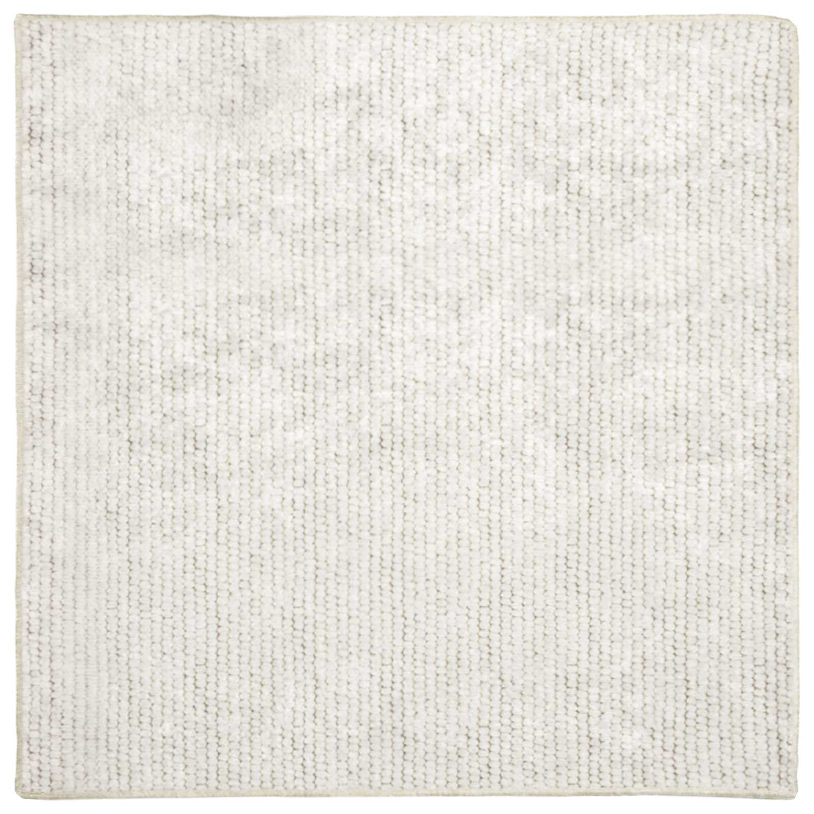 Tappeto Crema 100 x 100 cm 100% Poliestere 3 mm Lavabile