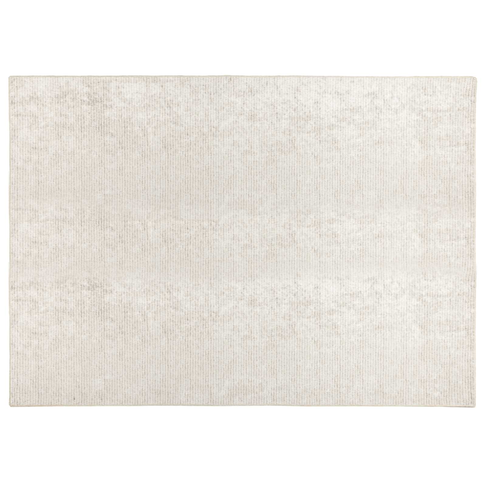 Tappeto Crema 120 x 180 cm 100% Poliestere 3 mm Lavabile