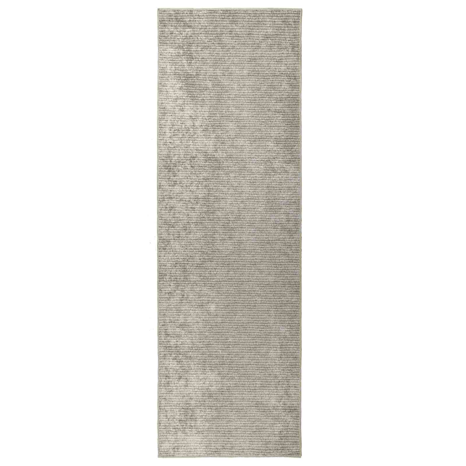 Tappeto Beige 100 x 250 cm 100% Poliestere 3 mm Lavabile