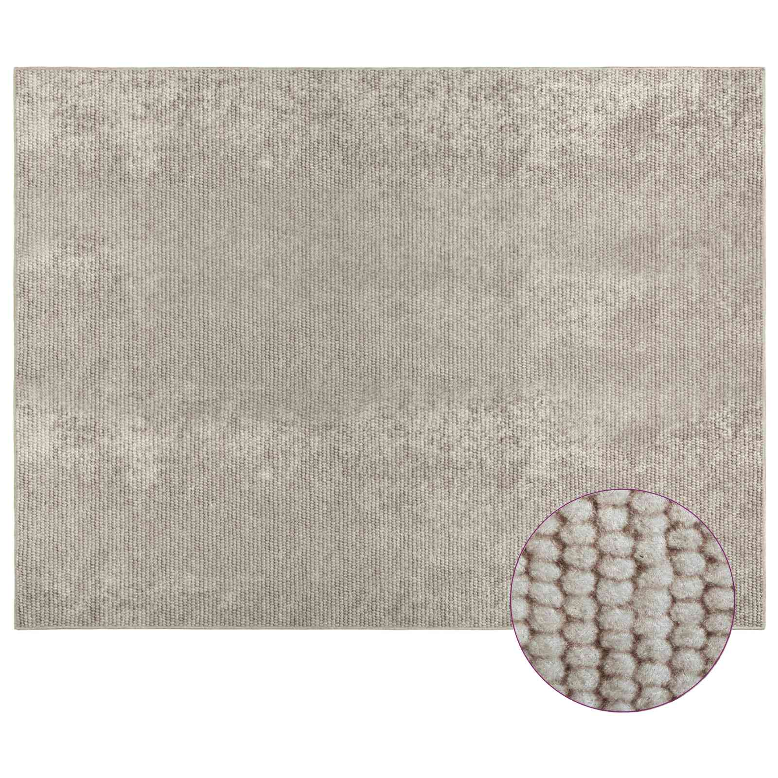 Tappeto Beige 300 x 400 cm 100% Poliestere 3 mm Lavabile