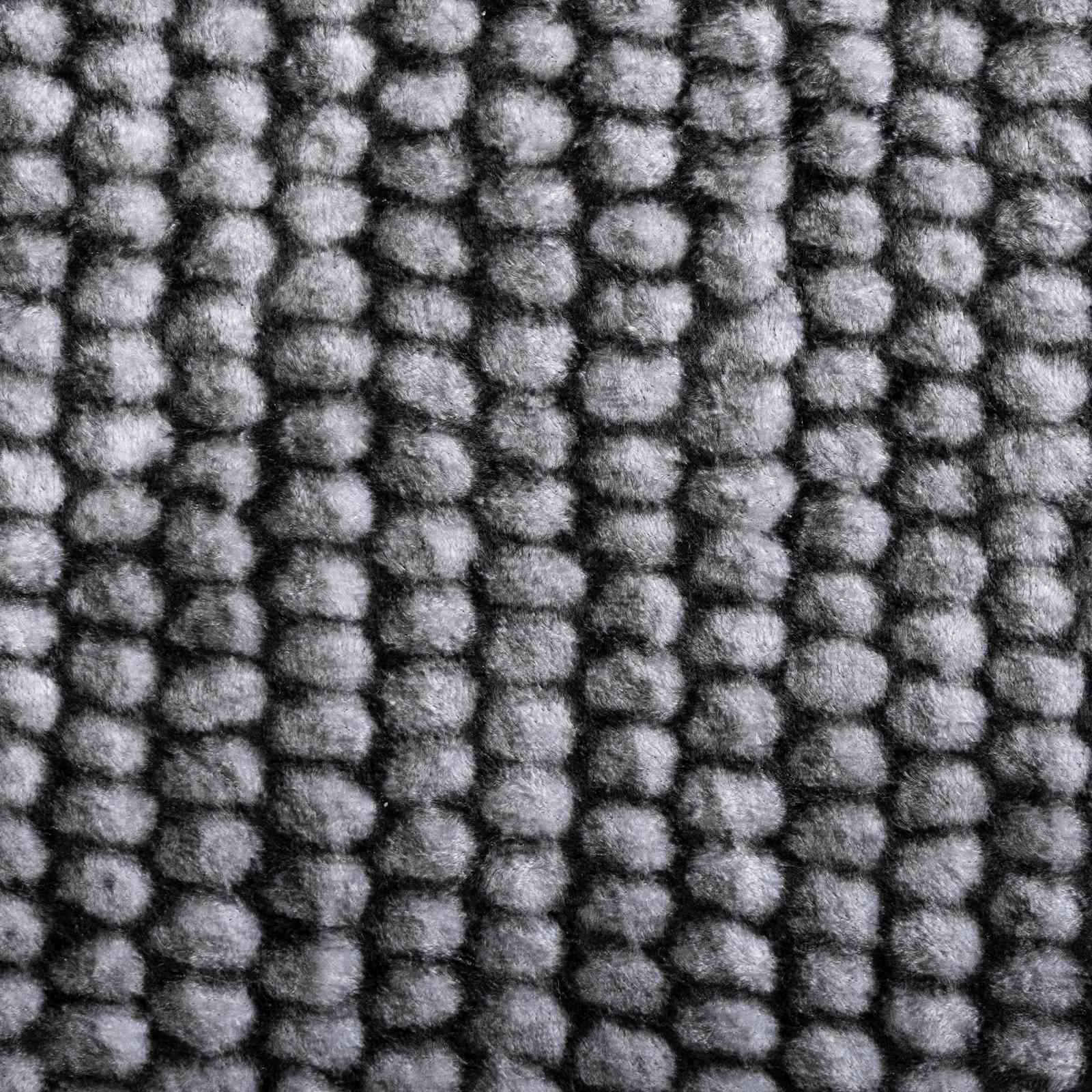 Tappeto Antracite 50 x 300 cm 100% Poliestere 3 mm Lavabile