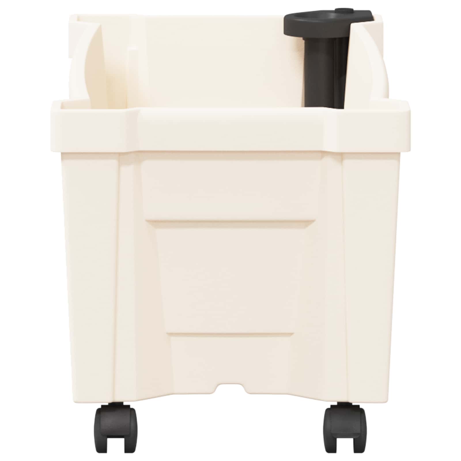 Vaso Calypso con Ruote PP Bianco