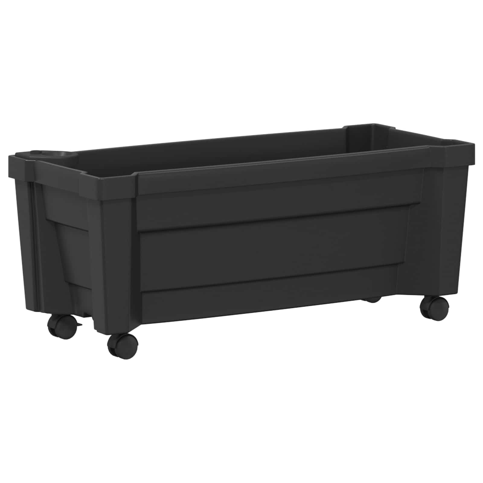 Vaso Calypso con Ruote PP Antracite
