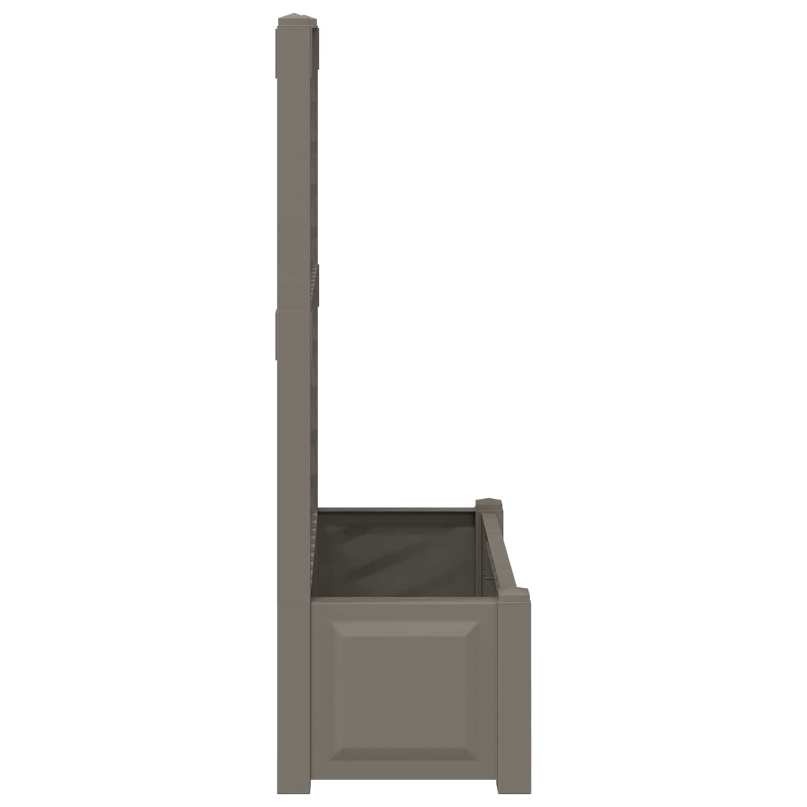 Vaso Grande con Direzione 2 pz PP Grigio