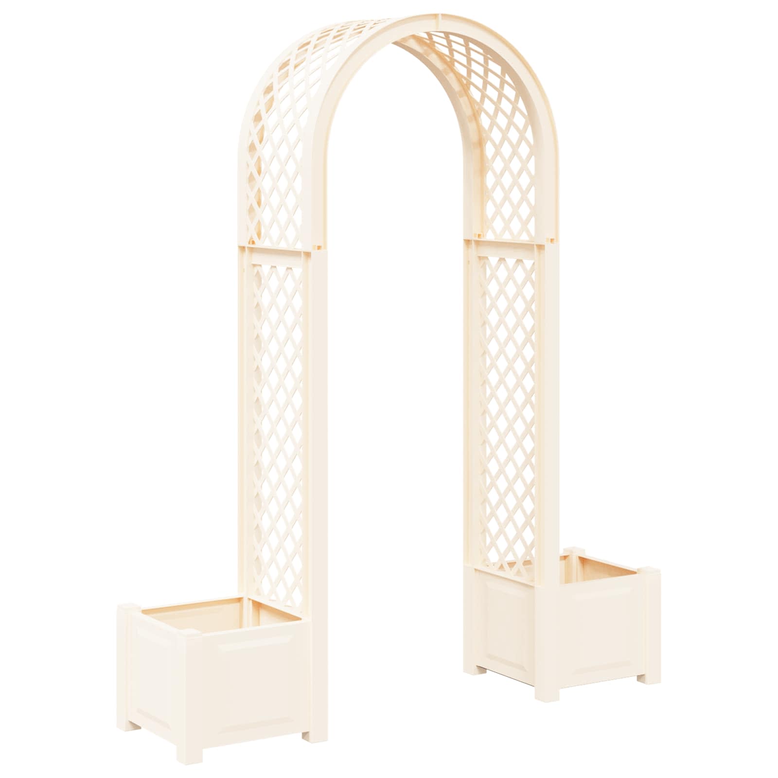 Arco di Rose con Vaso Bianco 168,5 x 43 x 207 cm PP
