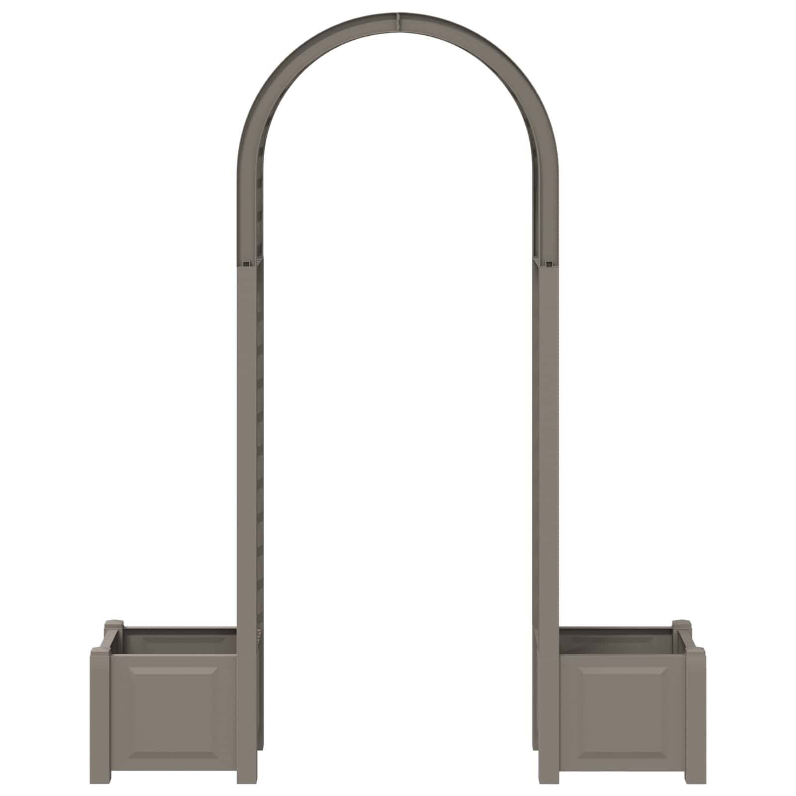 Arco di Rose con Vaso Grigio 168,5 x 43 x 207 cm PP