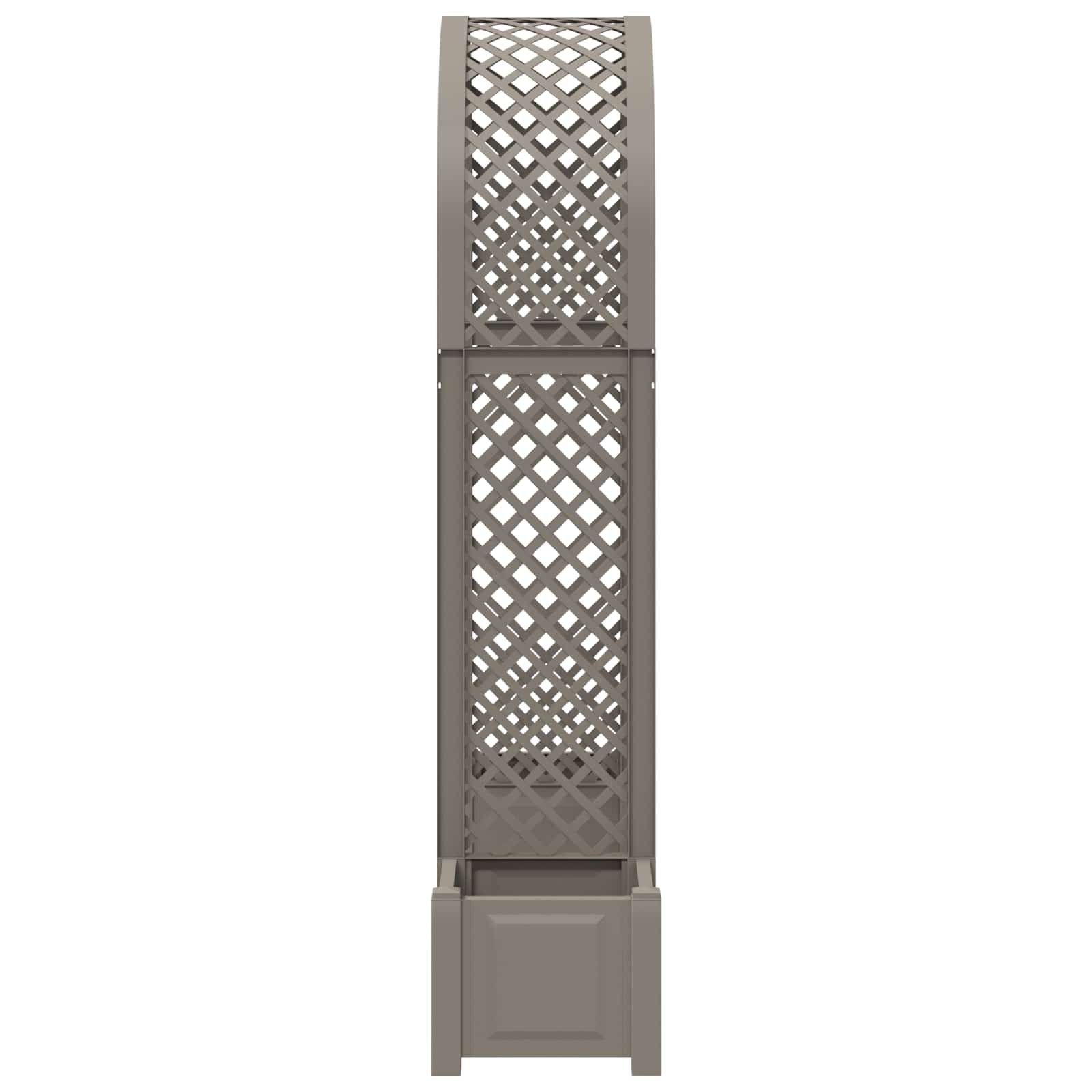Arco di Rose con Vaso Grigio 168,5 x 43 x 207 cm PP