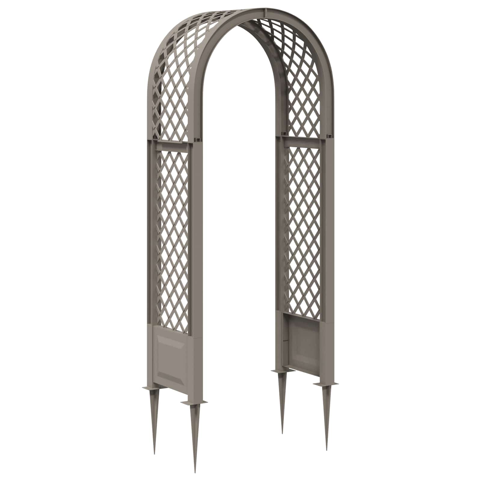Arco di rose con punte PP Grigio