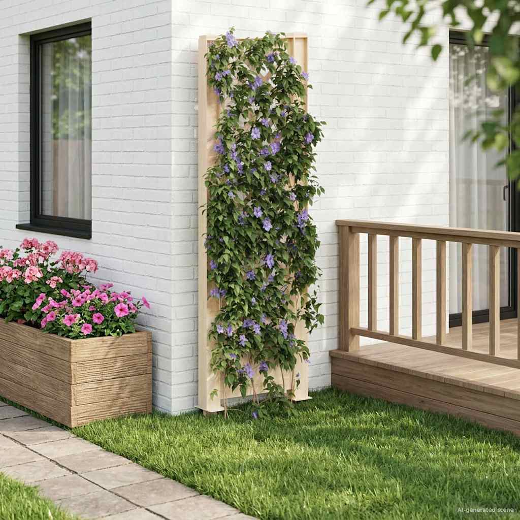 Trellis con Punta PP Bianco