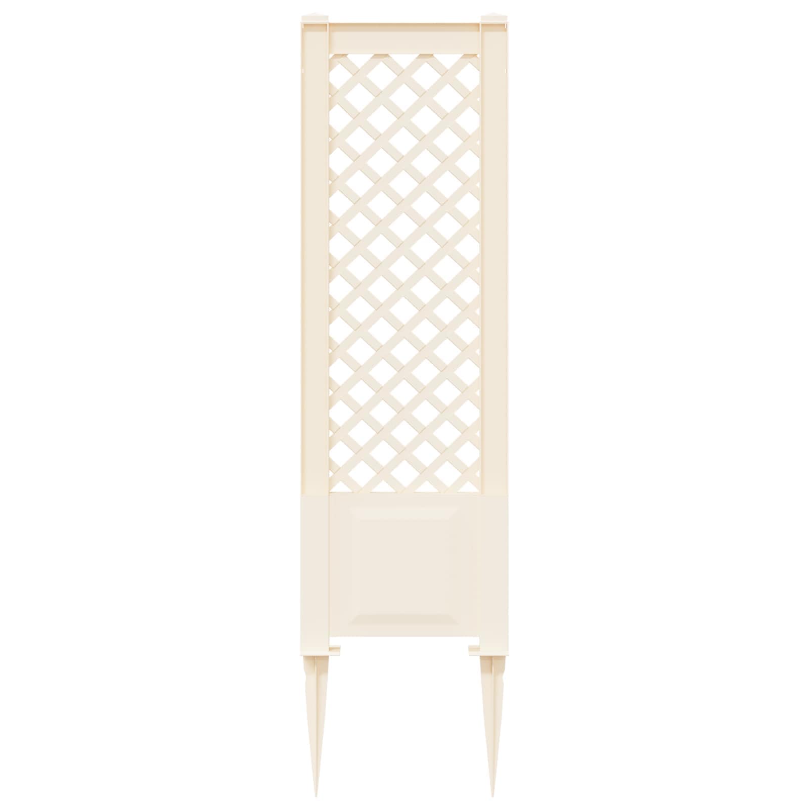 Trellis con Punta PP Bianco