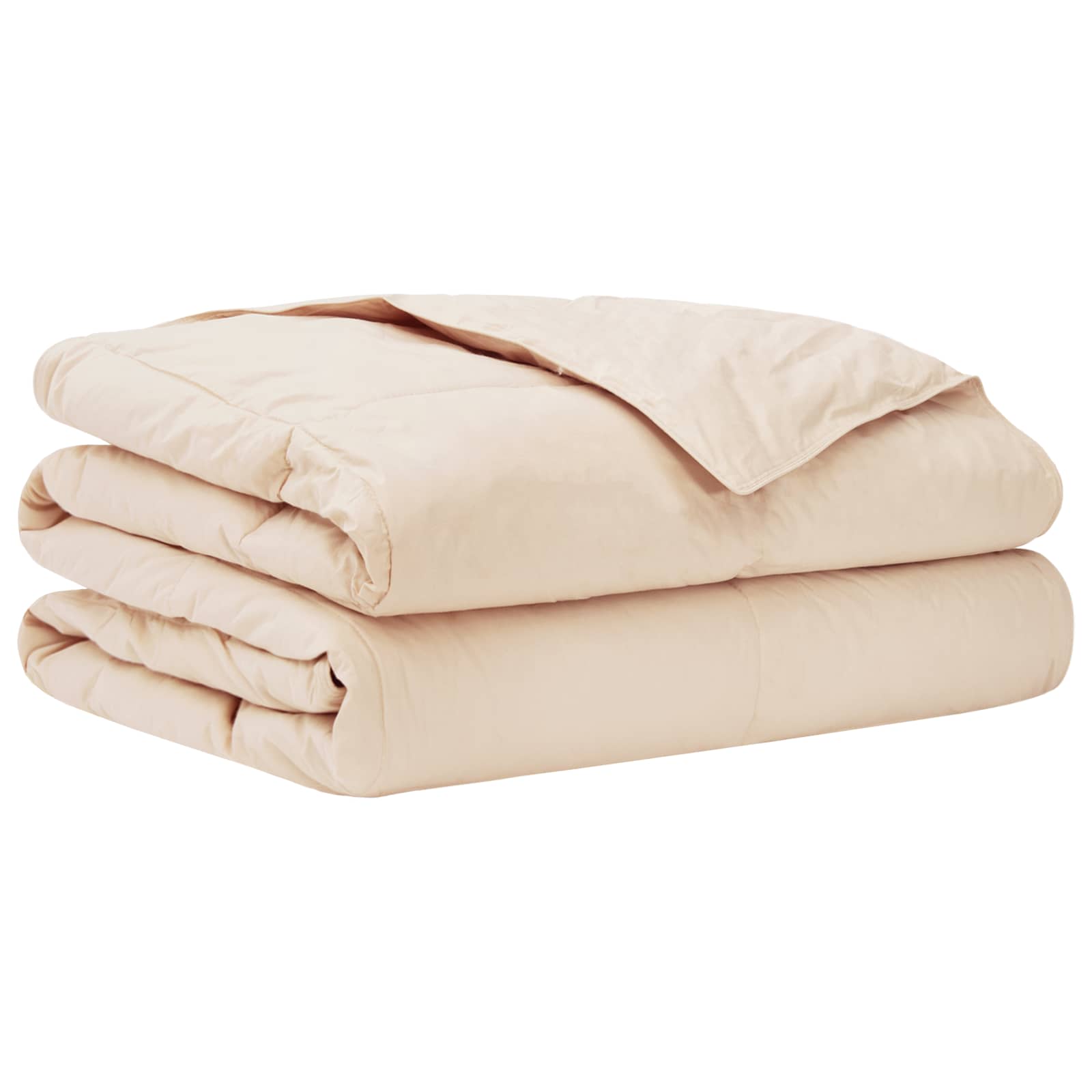 Piumino Letto Estivo Beige 240 x 260 cm 100% Kapok Naturale