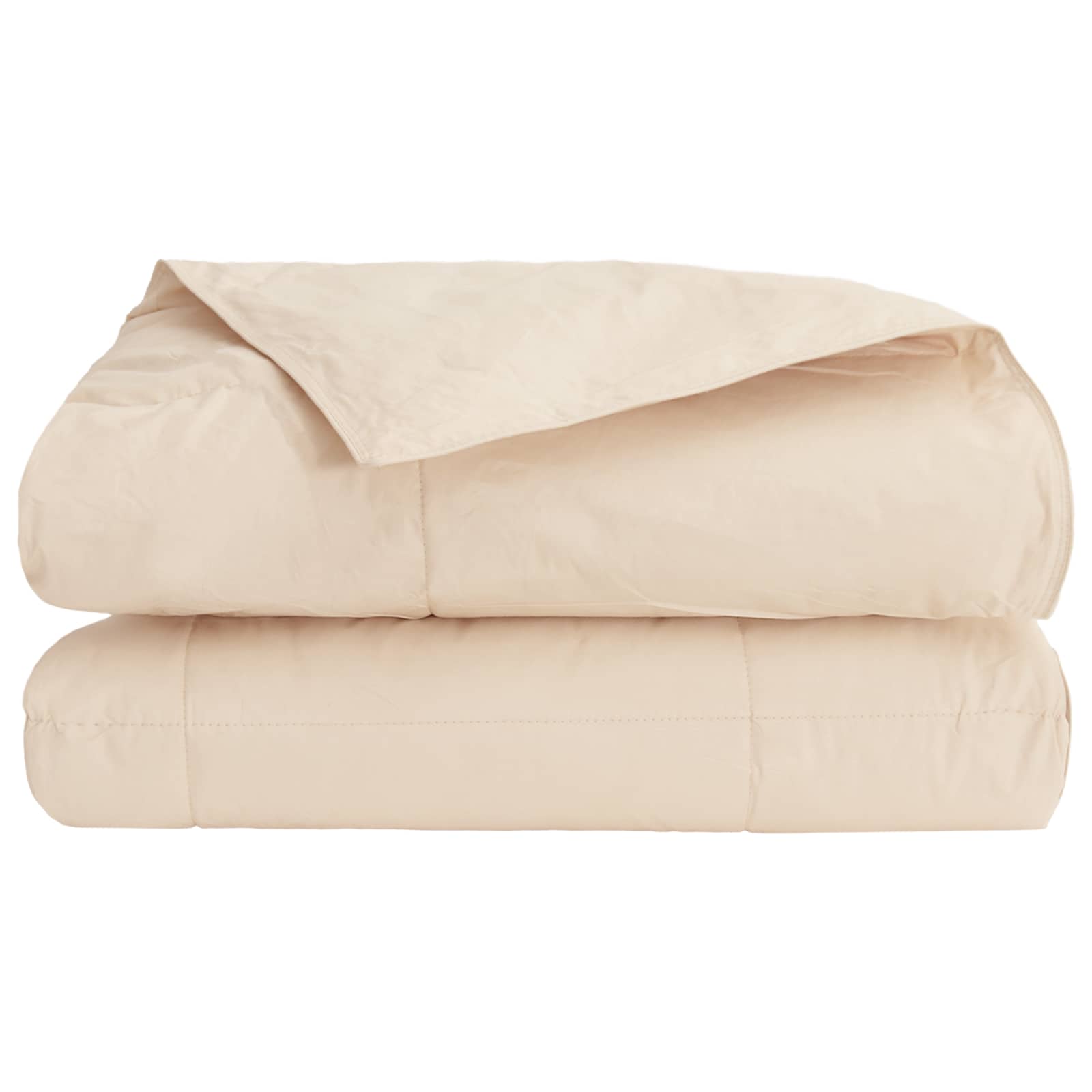 Piumino Letto Estivo Beige 240 x 260 cm 100% Kapok Naturale