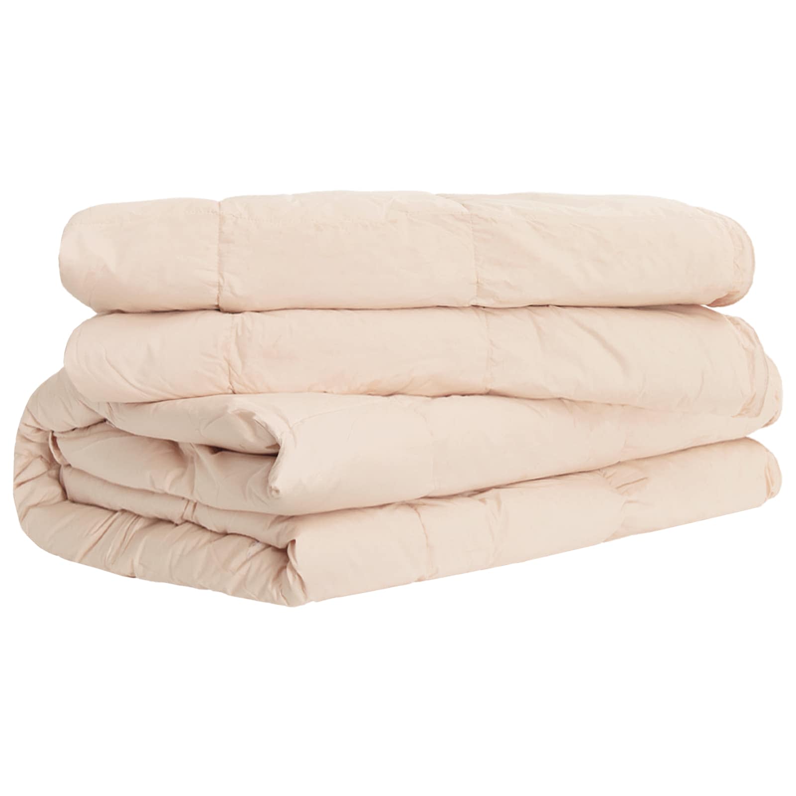 Piumone 220 x 240 cm Tutte le stagioni Fibra di Kapok Beige