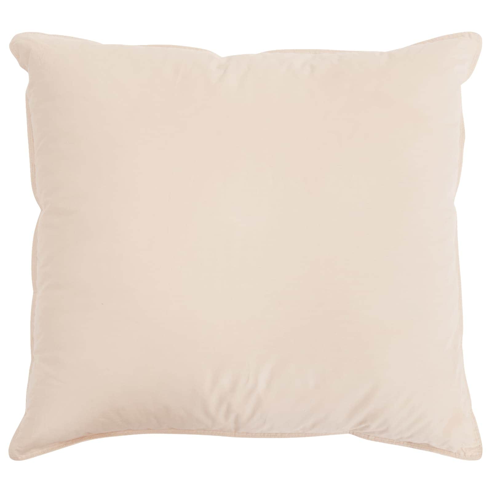 Cuscino 80 x 80 cm Tutte le stagioni Fibra di Kapok Beige