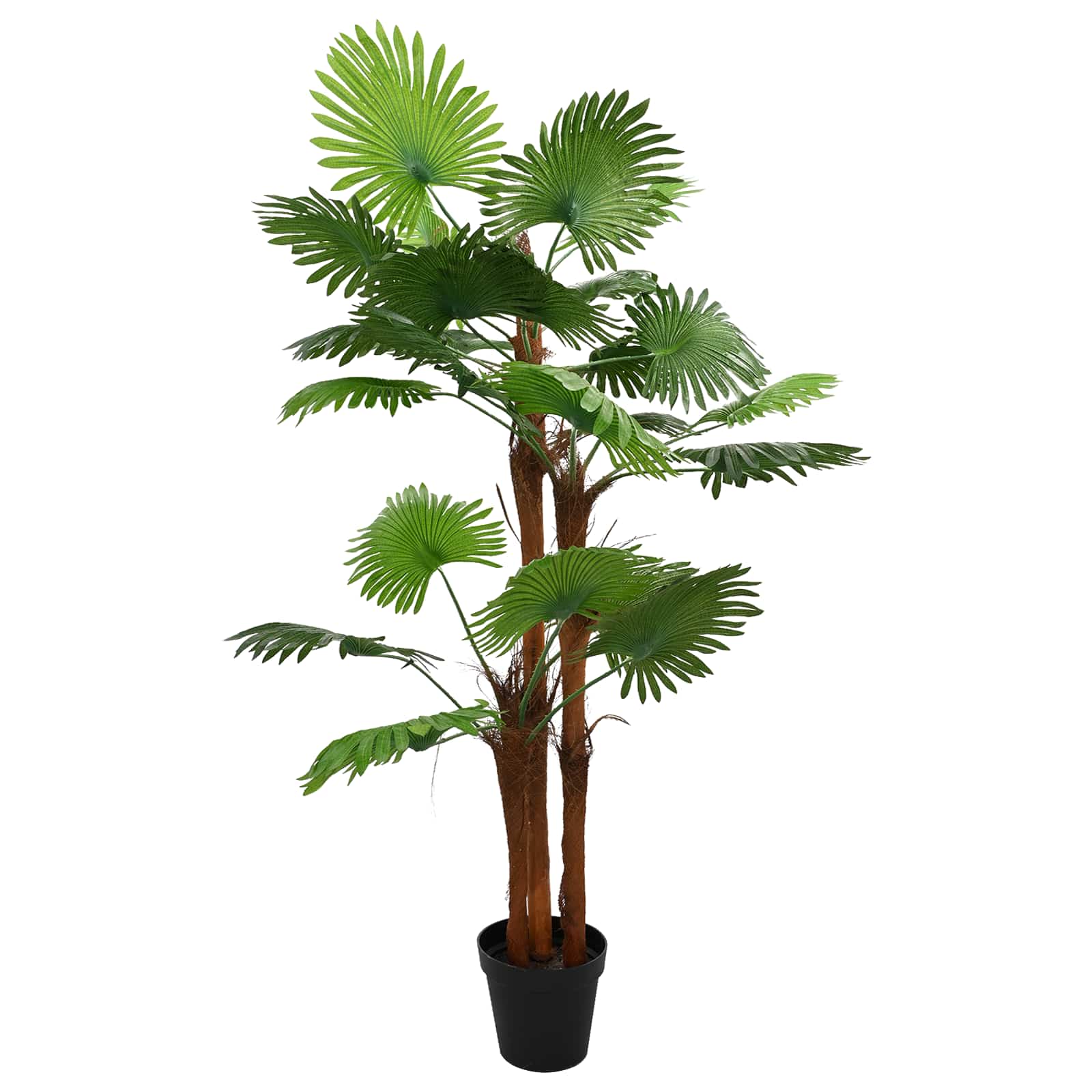Albero di Palma Fan Artificiale Verde 75 x 25 x 180 cm