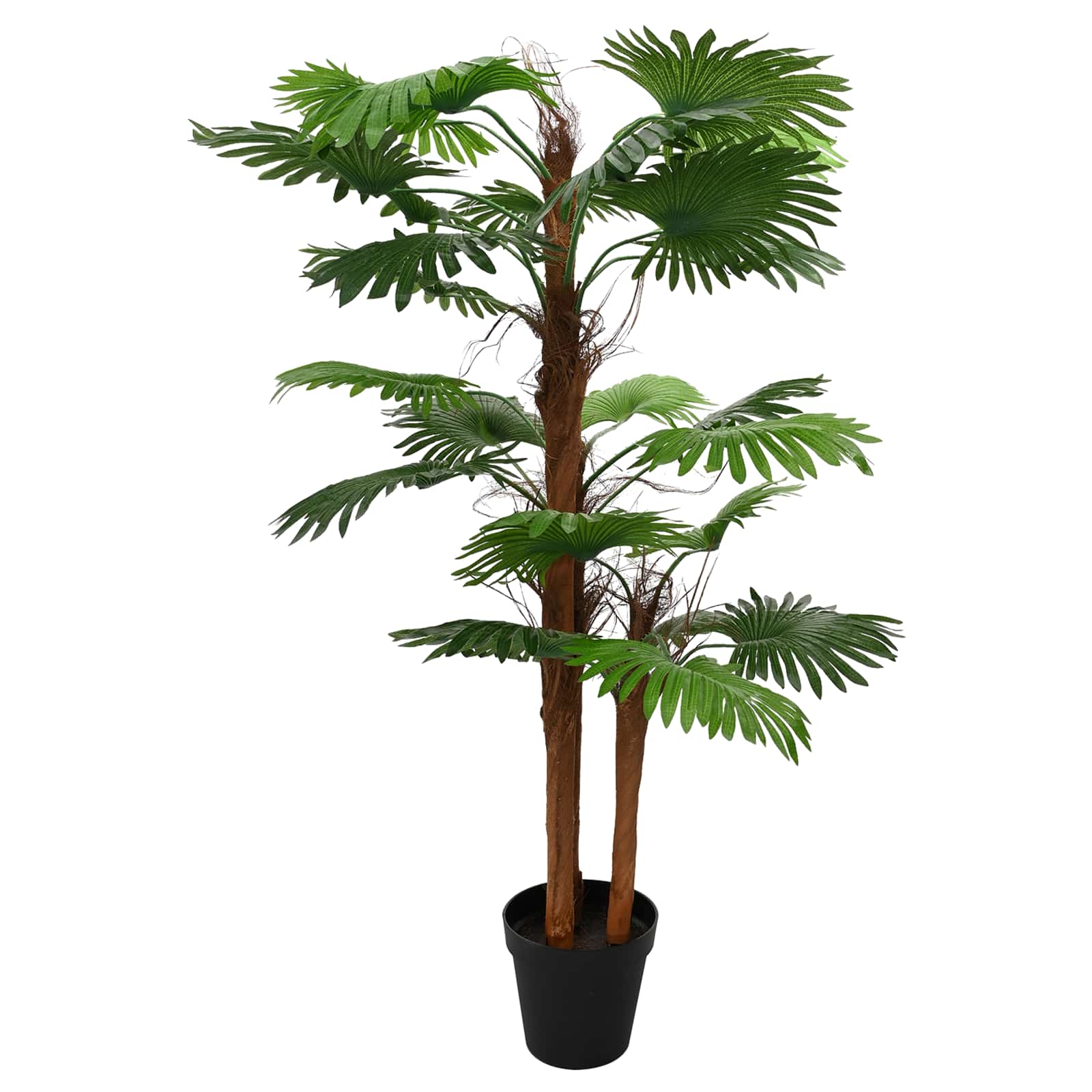 Albero di Palma Fan Artificiale Verde 60 x 25 x 170 cm