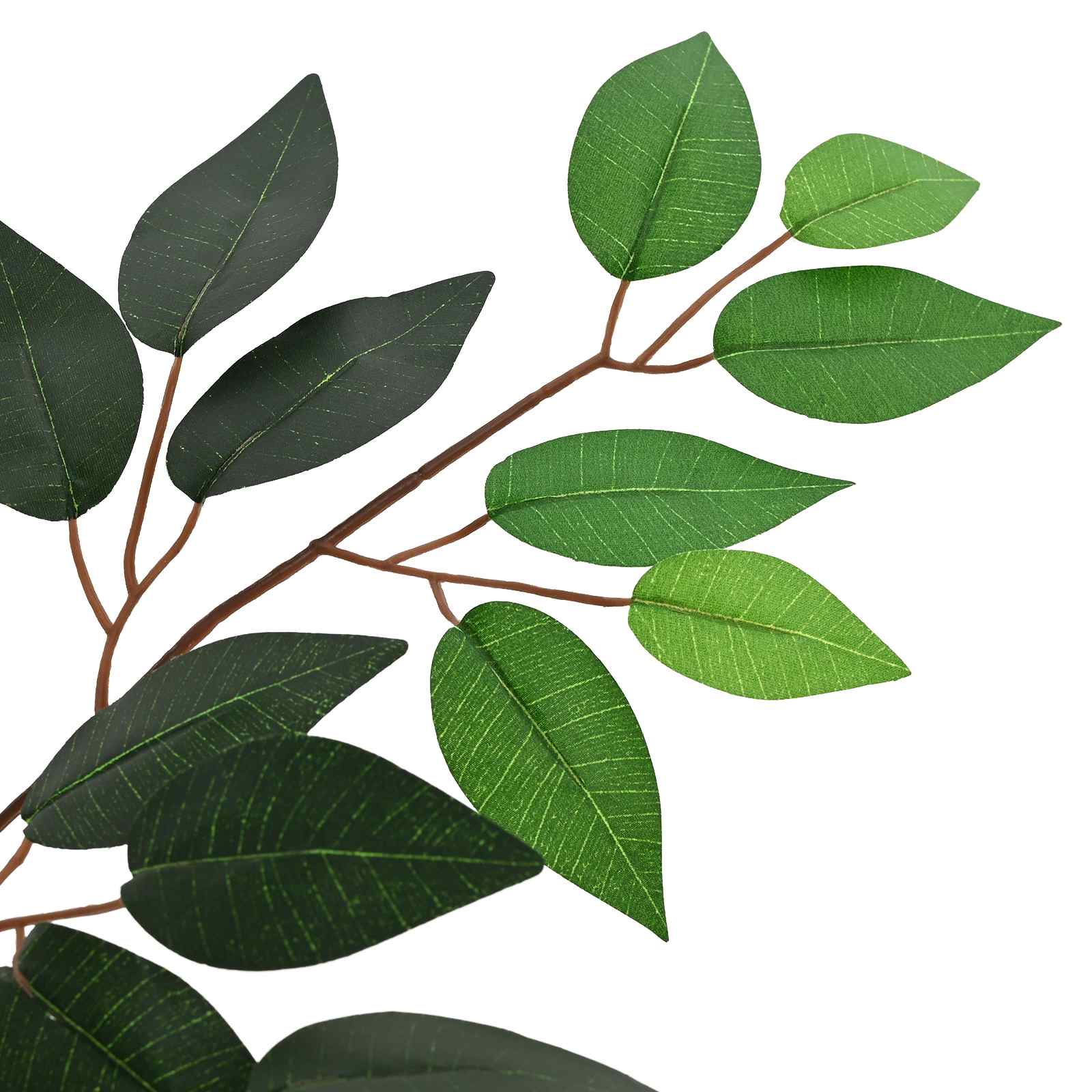 Pianta Ficus Artificiale Verde 85 x 18 x 160 cm Tessuto e Legno