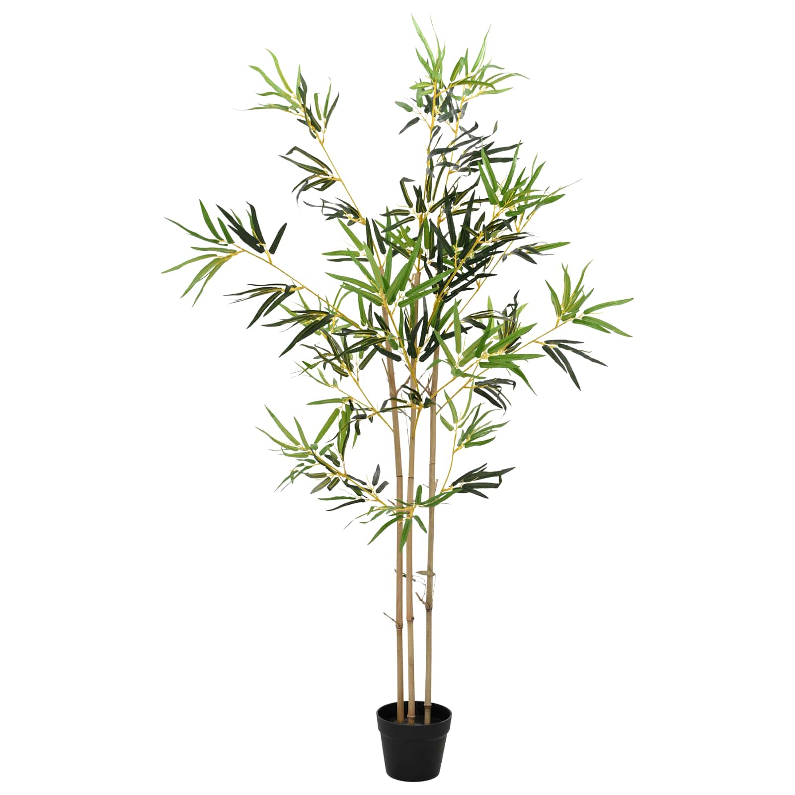 Albero di Bambù Verde 55 x 16 x 150 cm Tessuto e Bambù