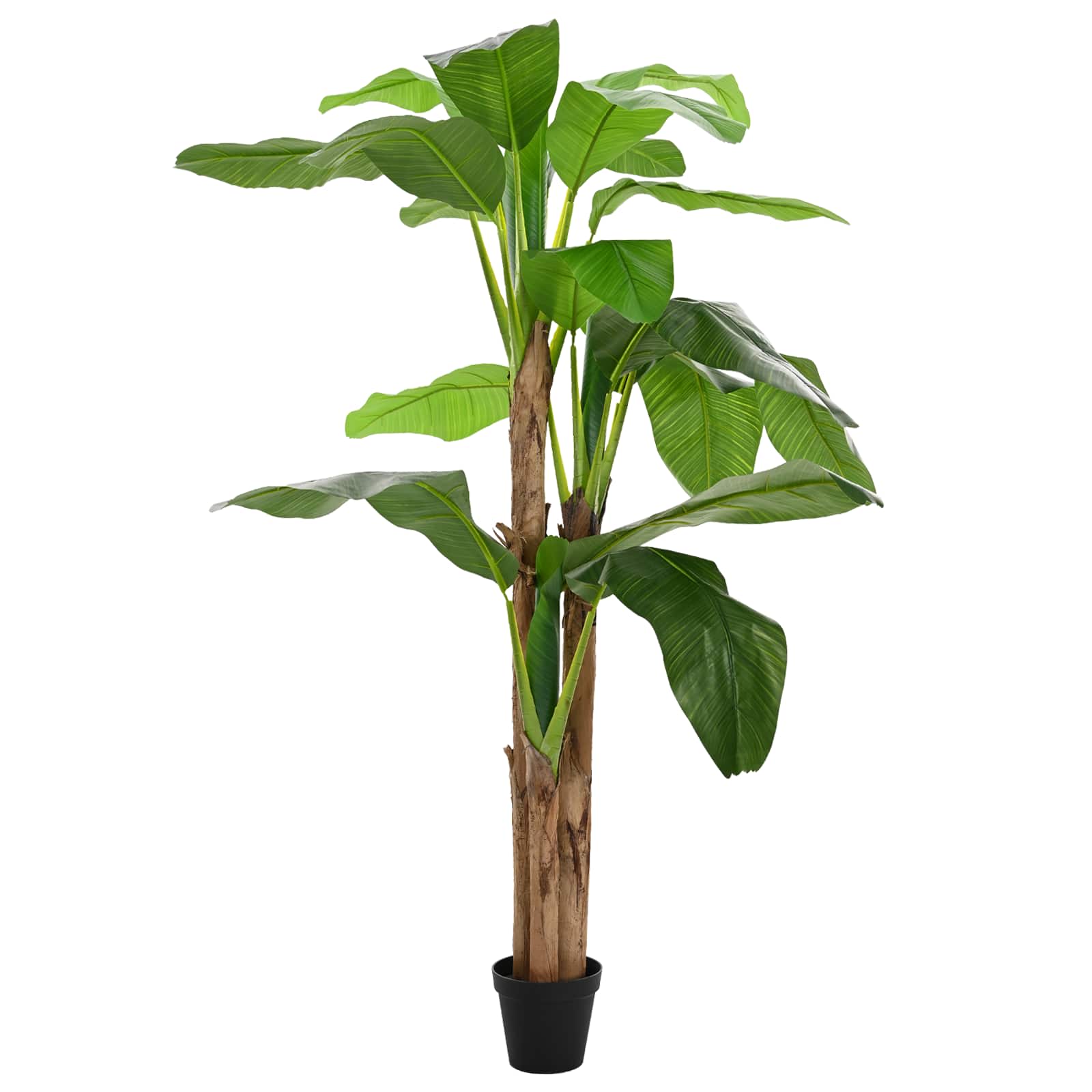 Albero di Banana Artificiale Verde 125 x 25 x 250 cm