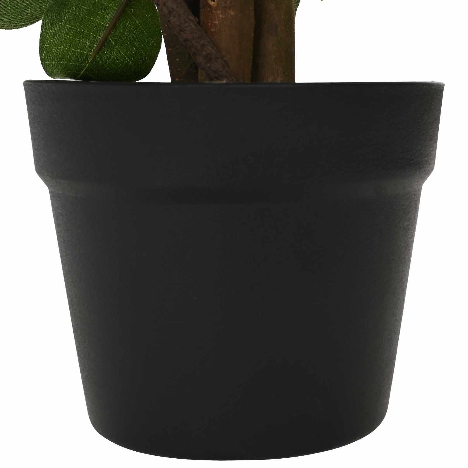Pianta Ficus Artificiale Verde 73 x 16 x 60 cm Tessuto e Legno