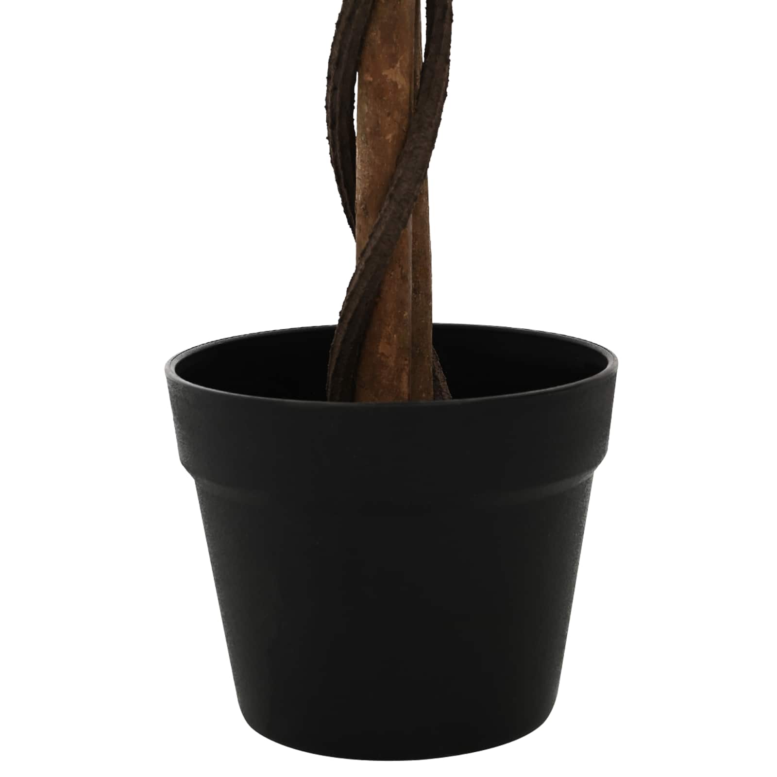 Pianta Ficus Artificiale Verde 90 x 16 x 110 cm Tessuto e Legno