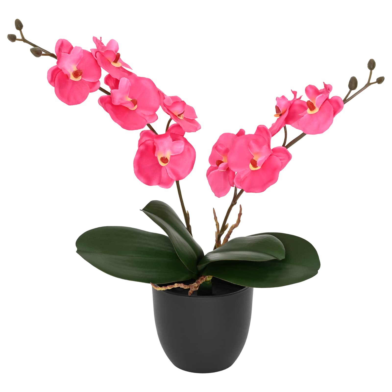 Pianta di Orchidea Artificiale Rosso 36 x 10 x 30 cm