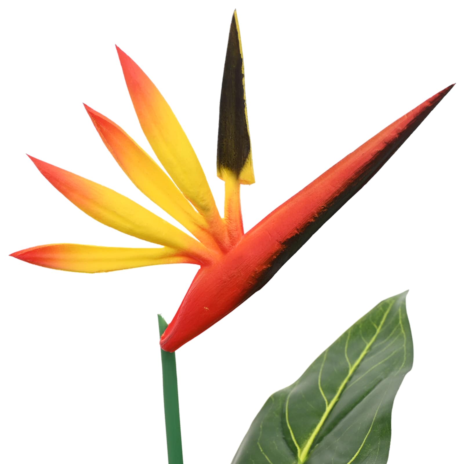 Pianta Artificiale Strelitzia Verde 65 x 13 x 55 cm