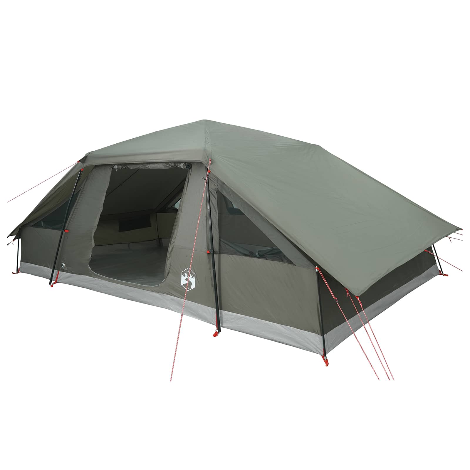 Tenda familiare con telo da pioggia resistente all'acqua