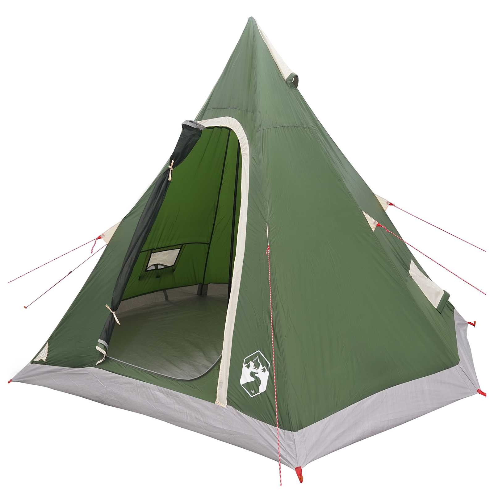 Tipi Tent Water-Resistant 3 persona Verde