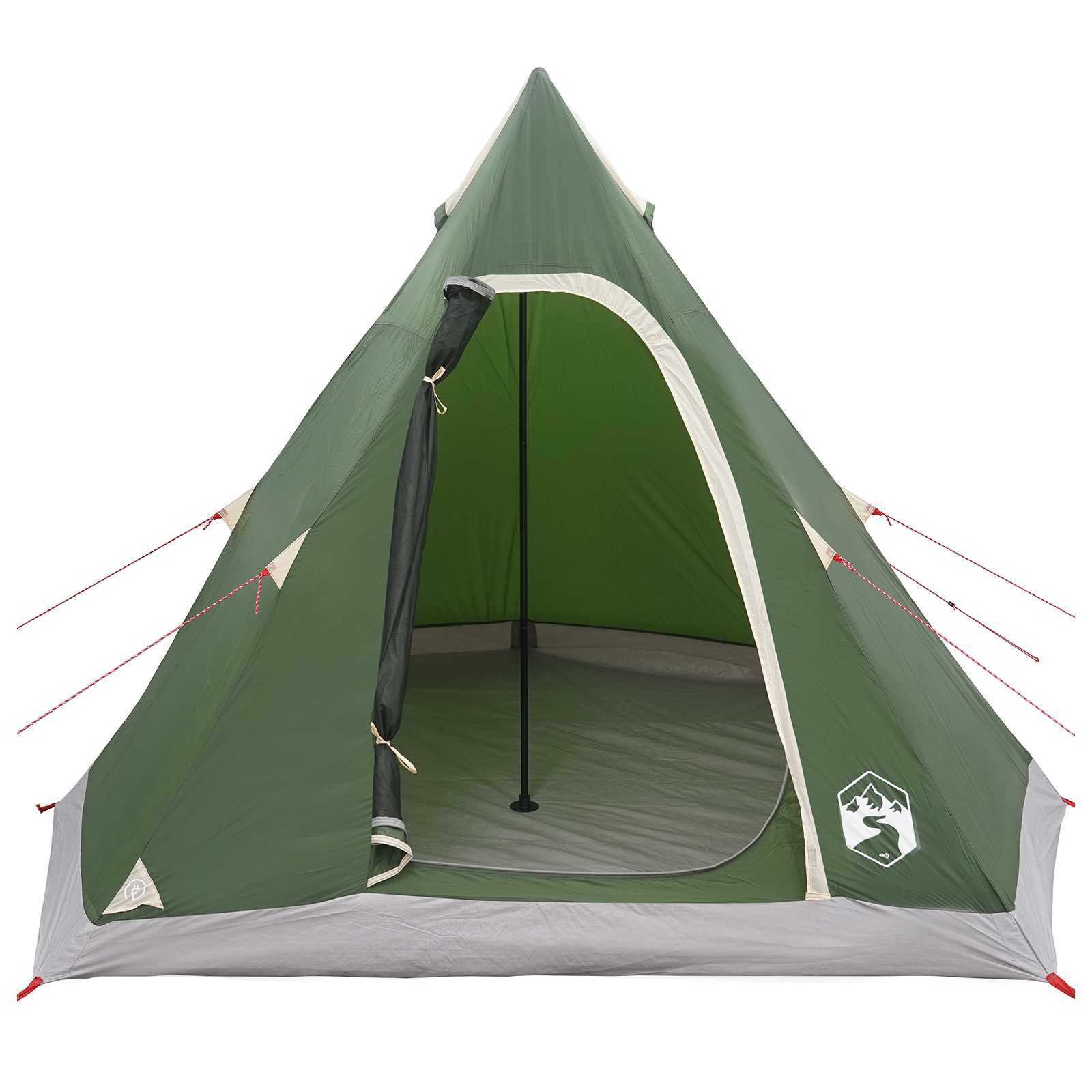 Tipi Tent Water-Resistant 3 persona Verde