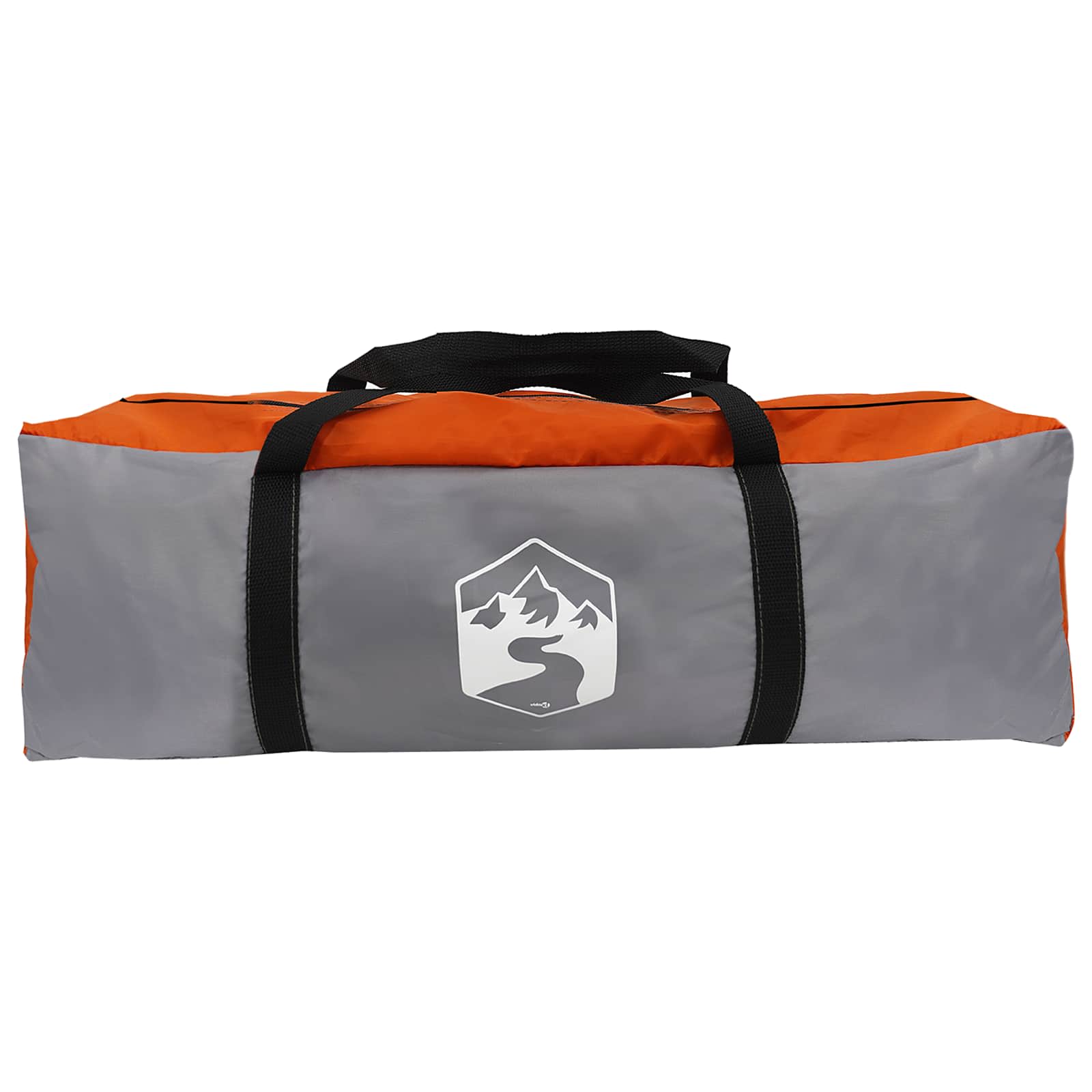 Tipi Tent Water-Resistant 3 persona Grigio e arancione