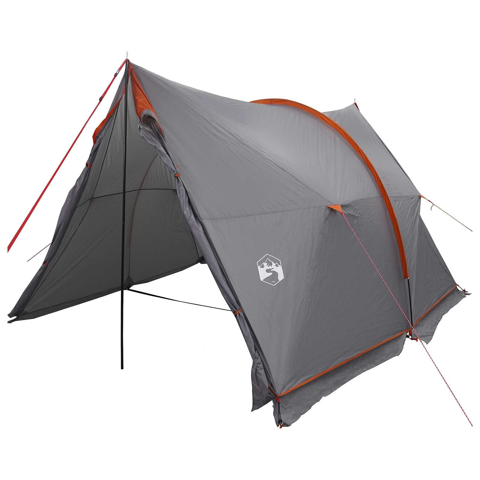 Tenda a baldacchino impermeabile Grigio e arancione