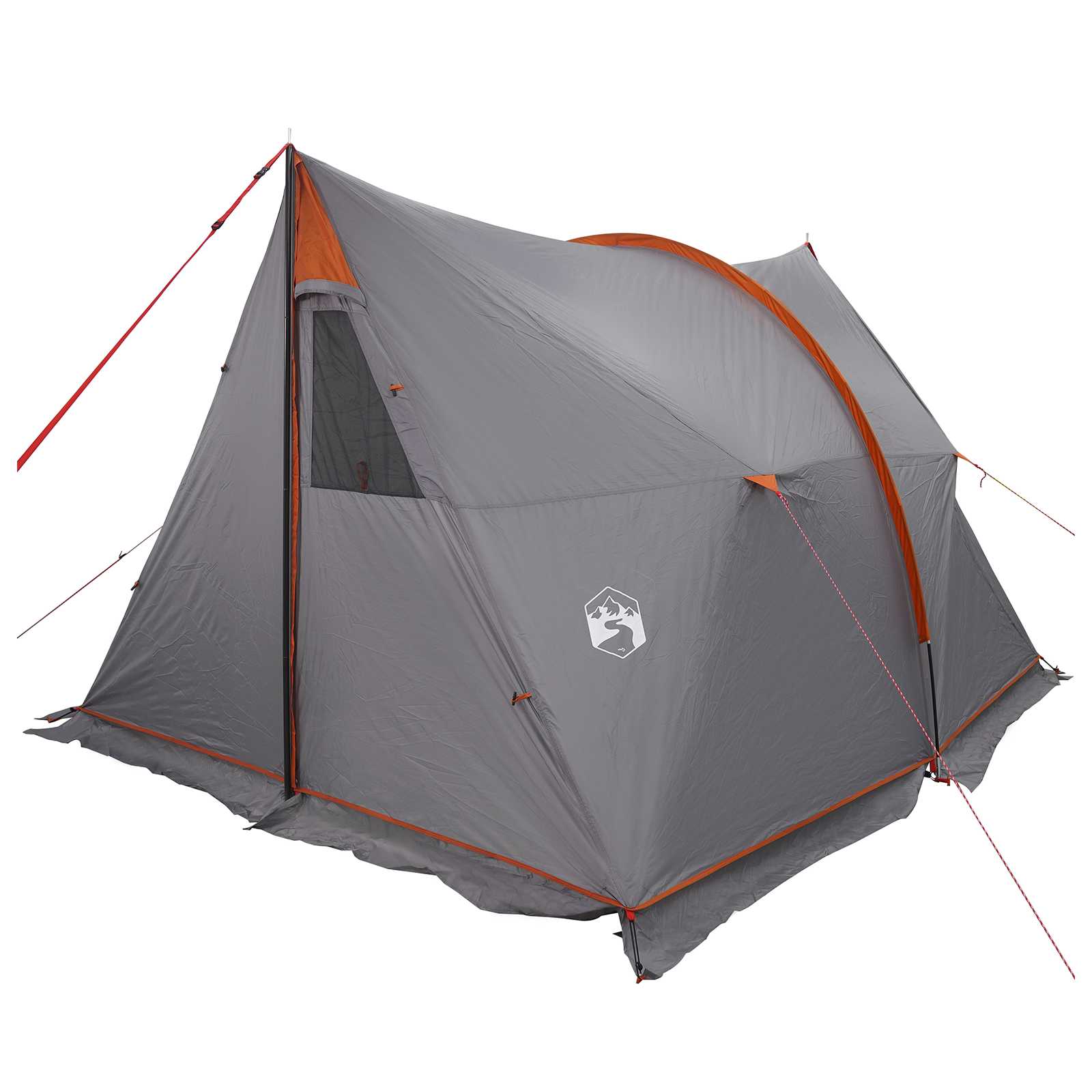 Tenda a baldacchino impermeabile Grigio e arancione