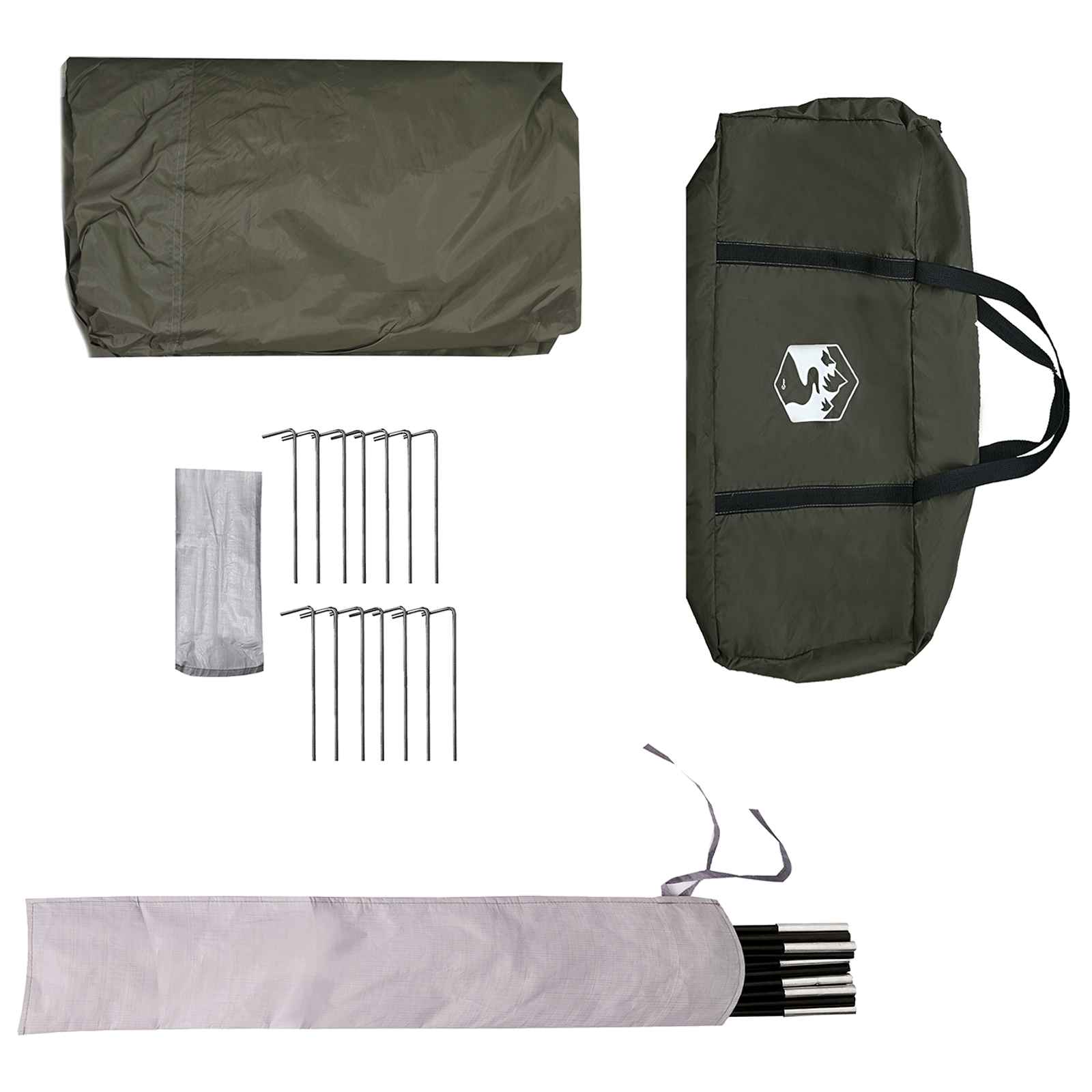 Tenda a baldacchino impermeabile Verde militare